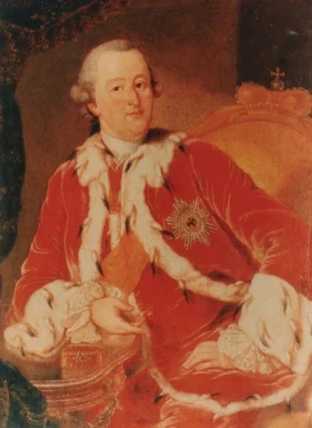 Portrait of Josef Friedrich Wilhelm (1717–1798) – memorial page