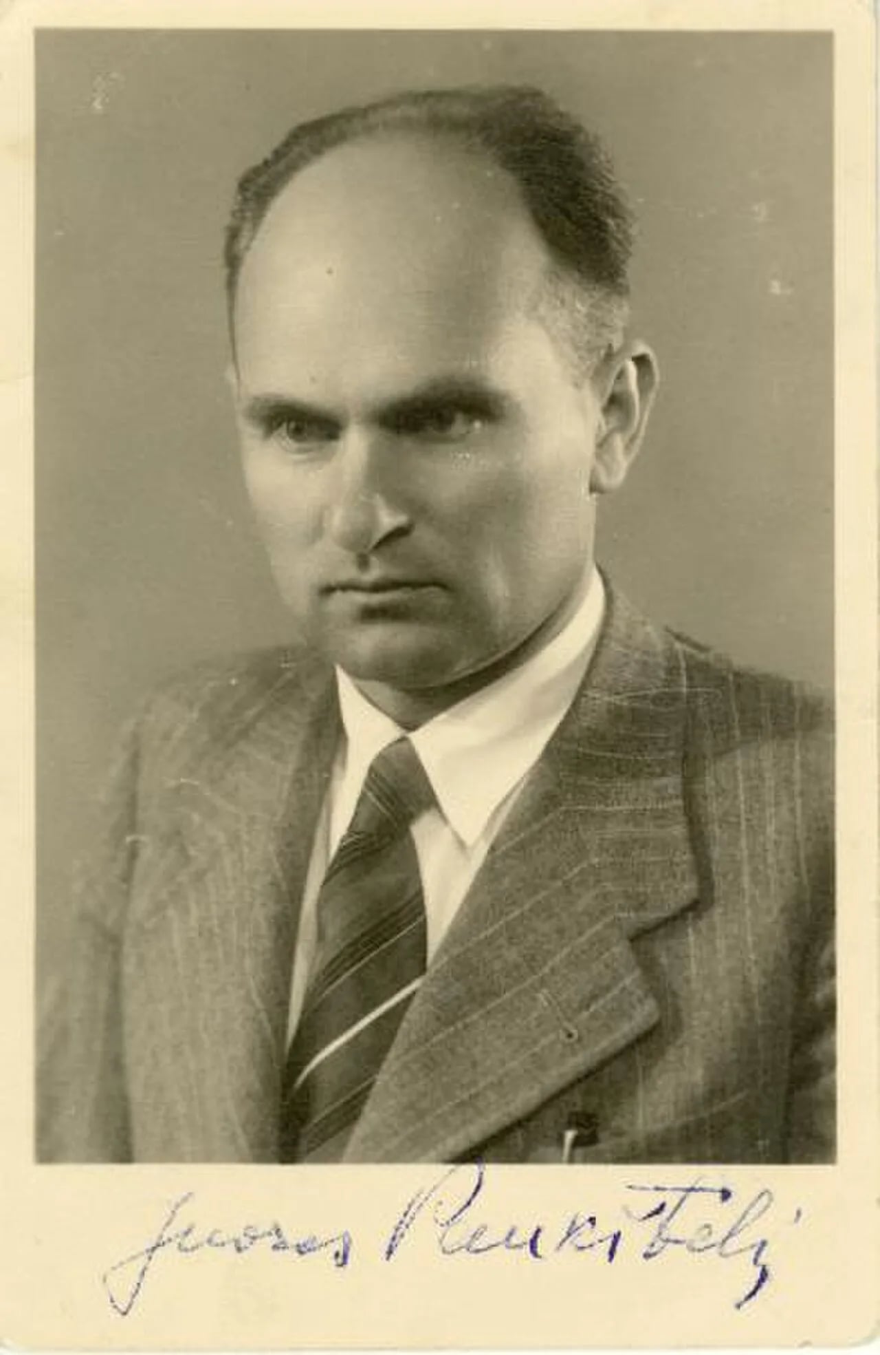 Porträt von Juozas Paukštelis (1899–1981) – Gedenkseite
