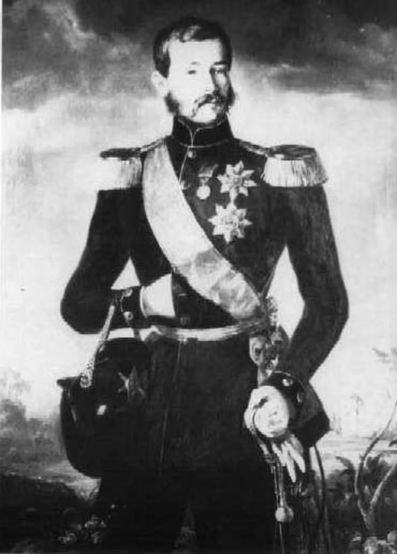 Porträt von Adolf I. Georg (1817–1893) – Gedenkseite