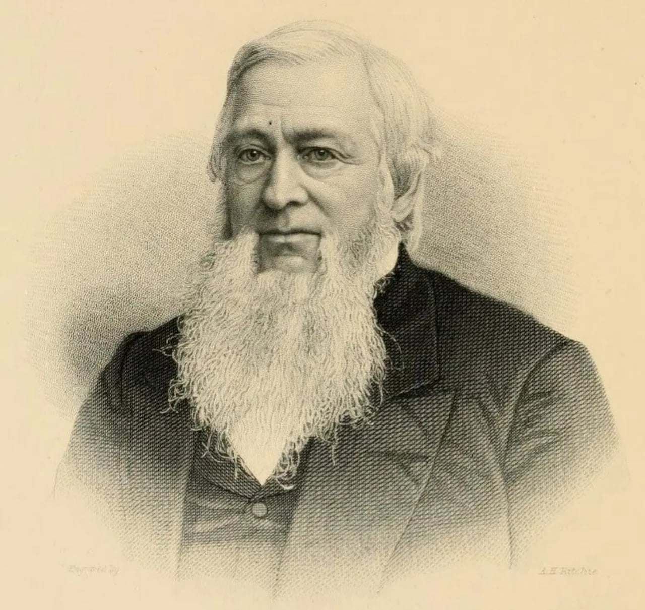 Porträt von Justin Rolph Loomis (1810–1898) – Gedenkseite