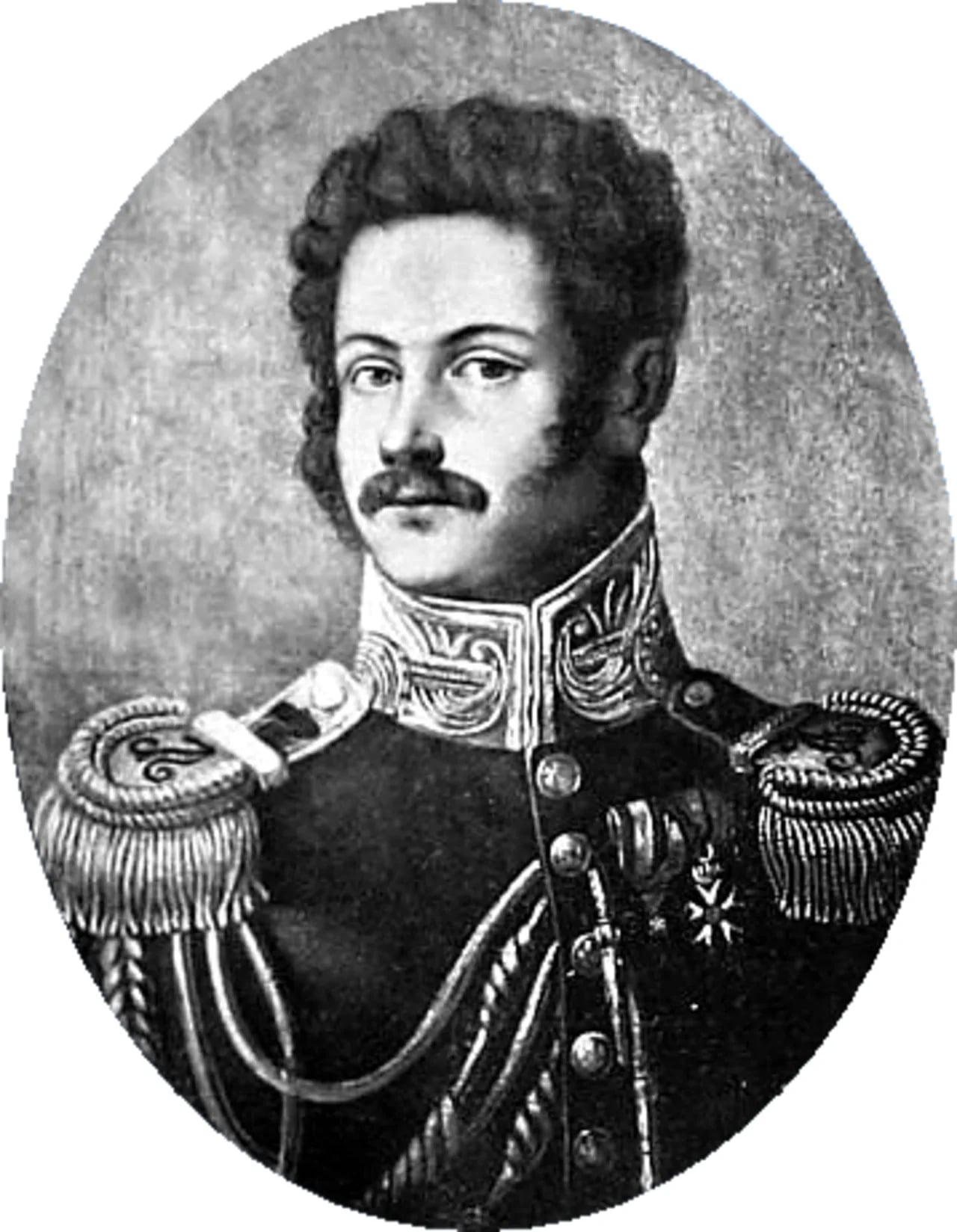 Porträt von Joseph Heinrich Bonaventura Załuski (1787–1866) – Gedenkseite