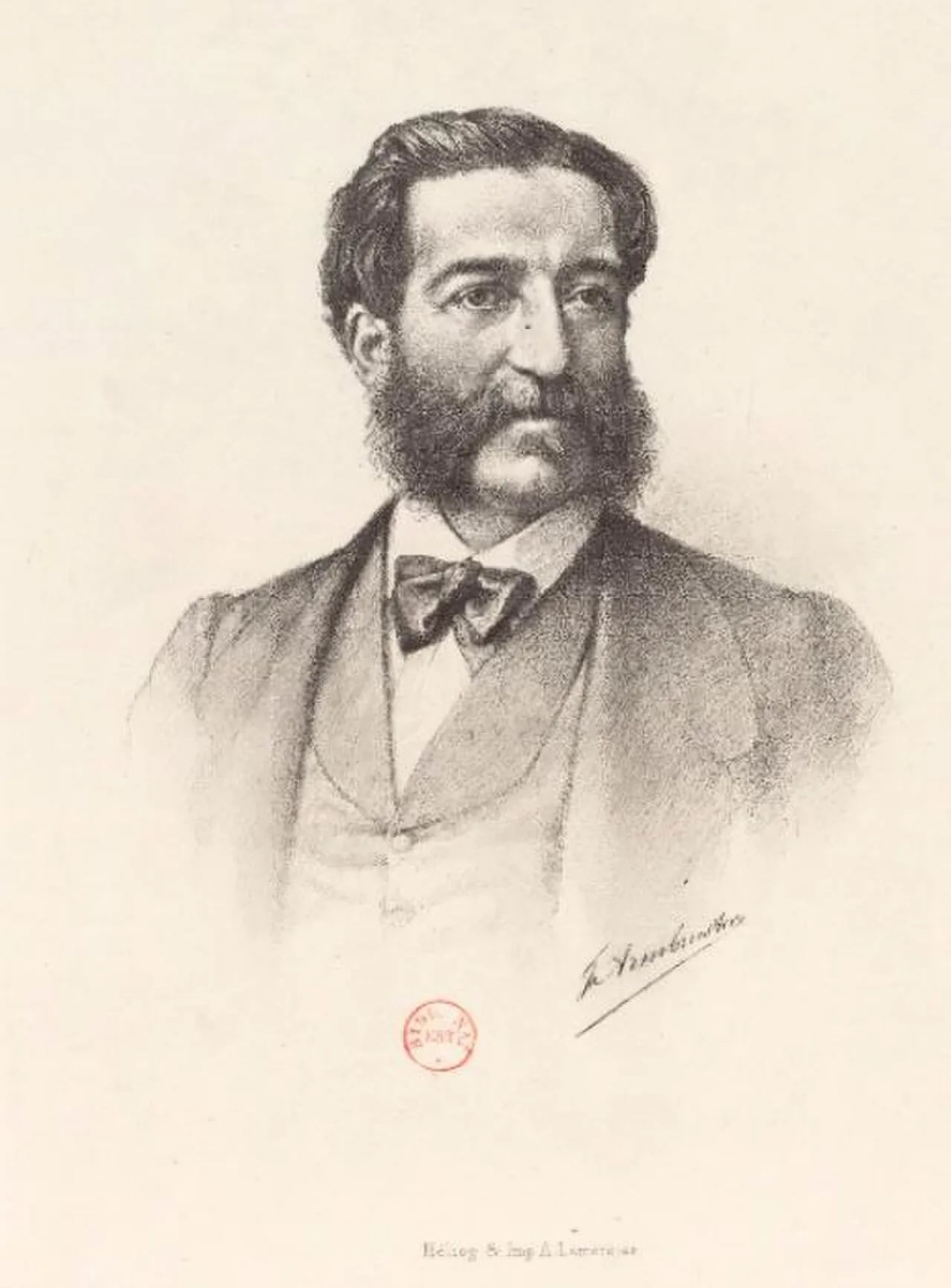 Porträt von Jean-François Armbruster (1835–1912) – Gedenkseite