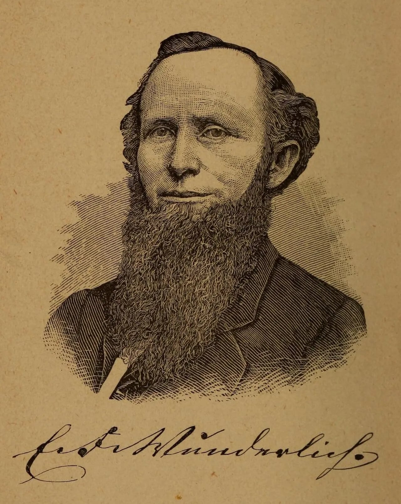 Portrait of Erhardt Friedrich Wunderlich (1830–1895) – memorial page