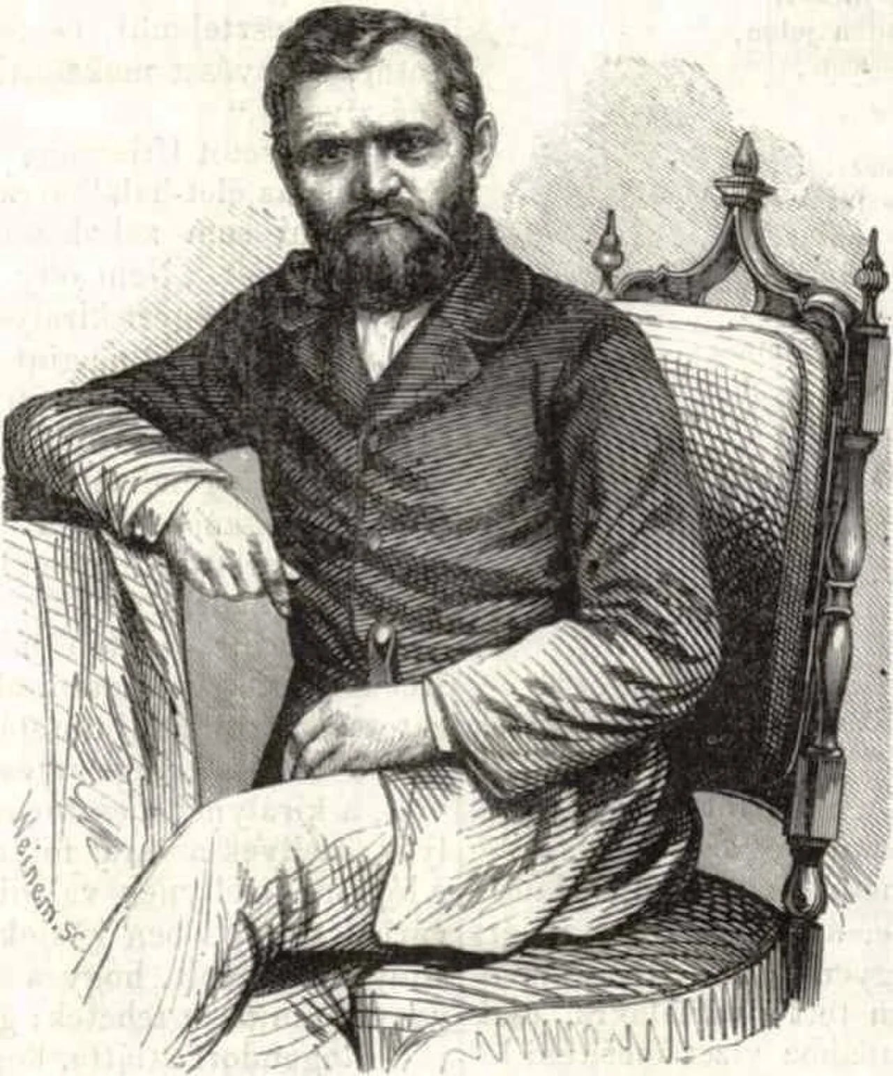 Portrait of Lajos Beregszászy (1817–1891) – memorial page