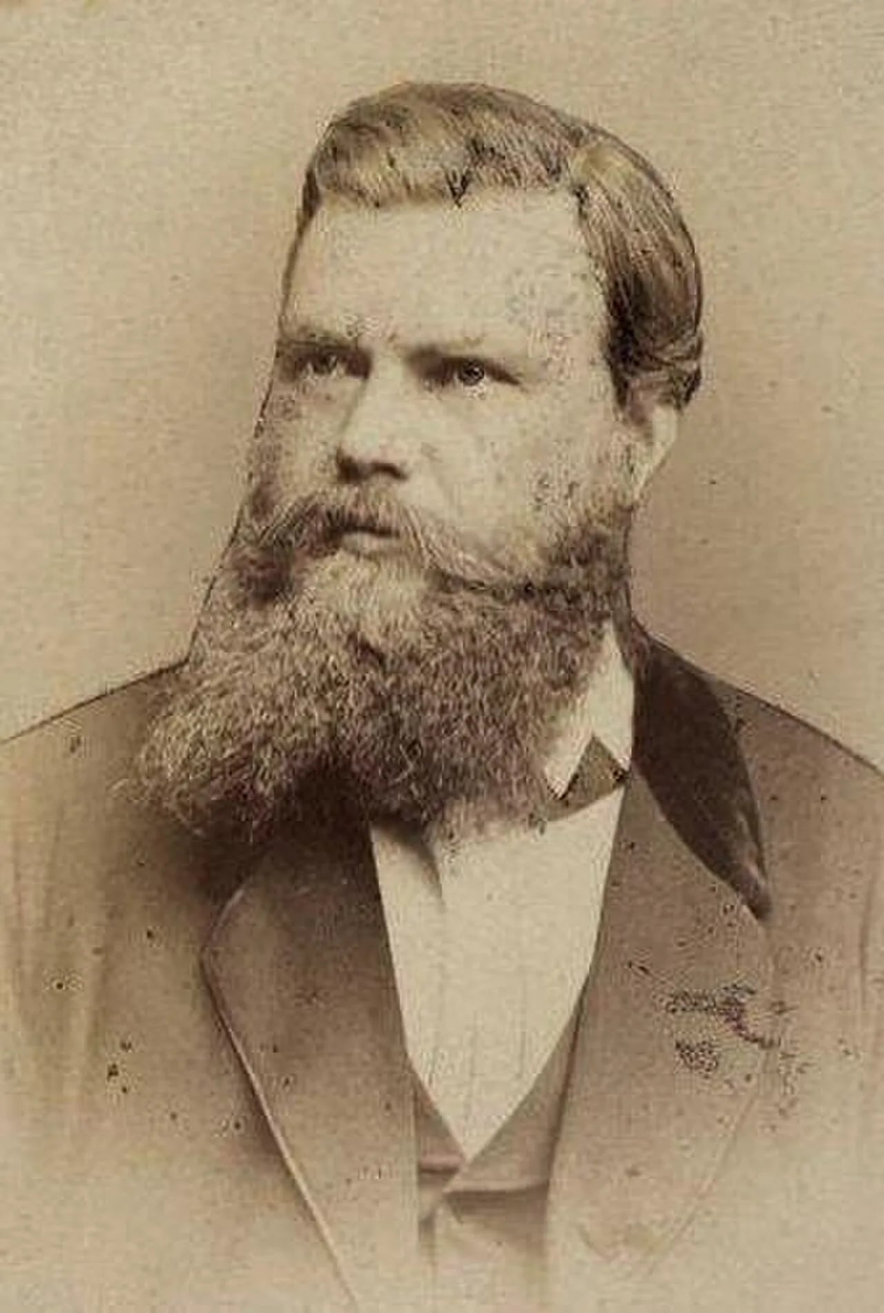 Porträt von Karl Mauch (1837–1875) – Gedenkseite