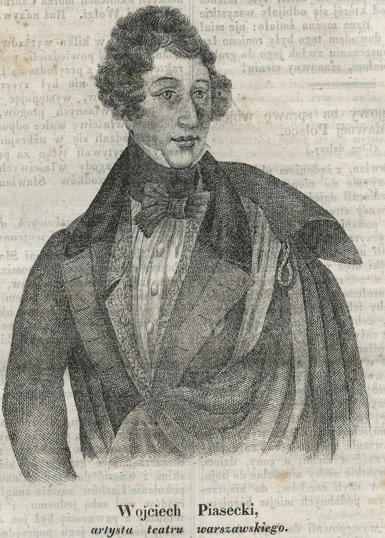 Portrait of Wojciech Piasecki (1803–1837) – memorial page