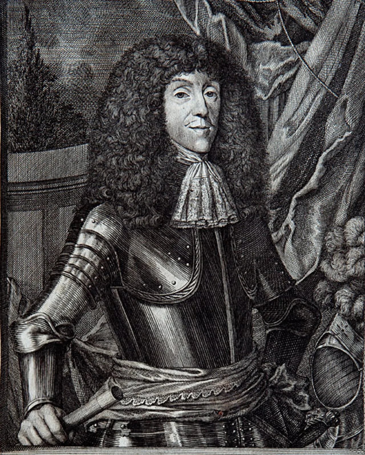 Porträt von Emanuel von Anhalt-Köthen (1631–1670) – Gedenkseite