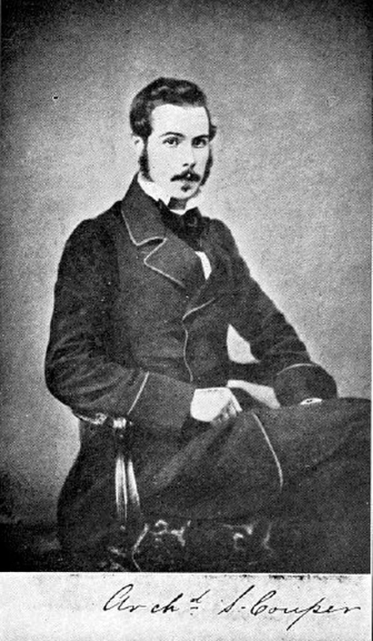 Porträt von Archibald Scott Couper (1831–1892) – Gedenkseite