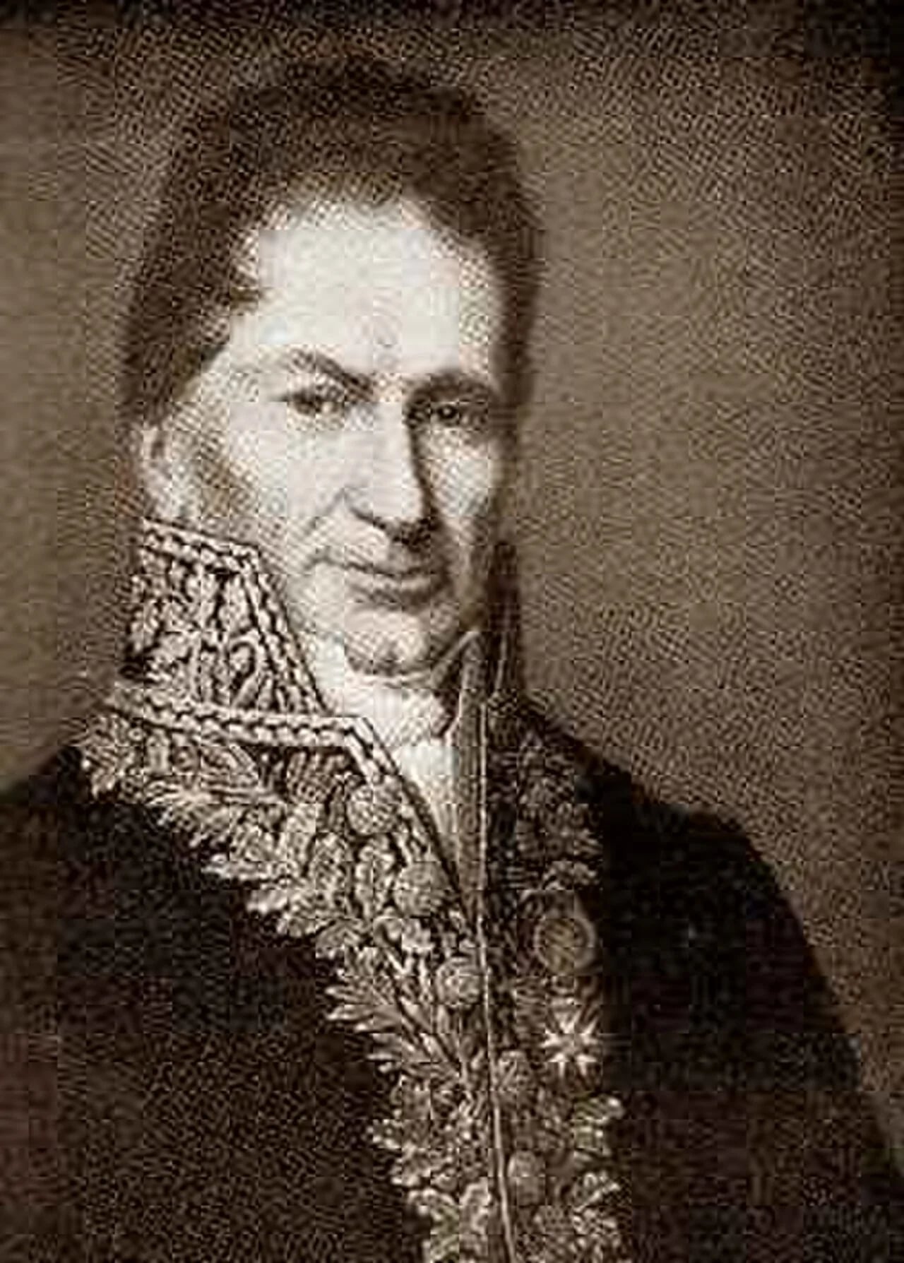 Porträt von Pons Louis François de Villeneuve (1774–1842) – Gedenkseite