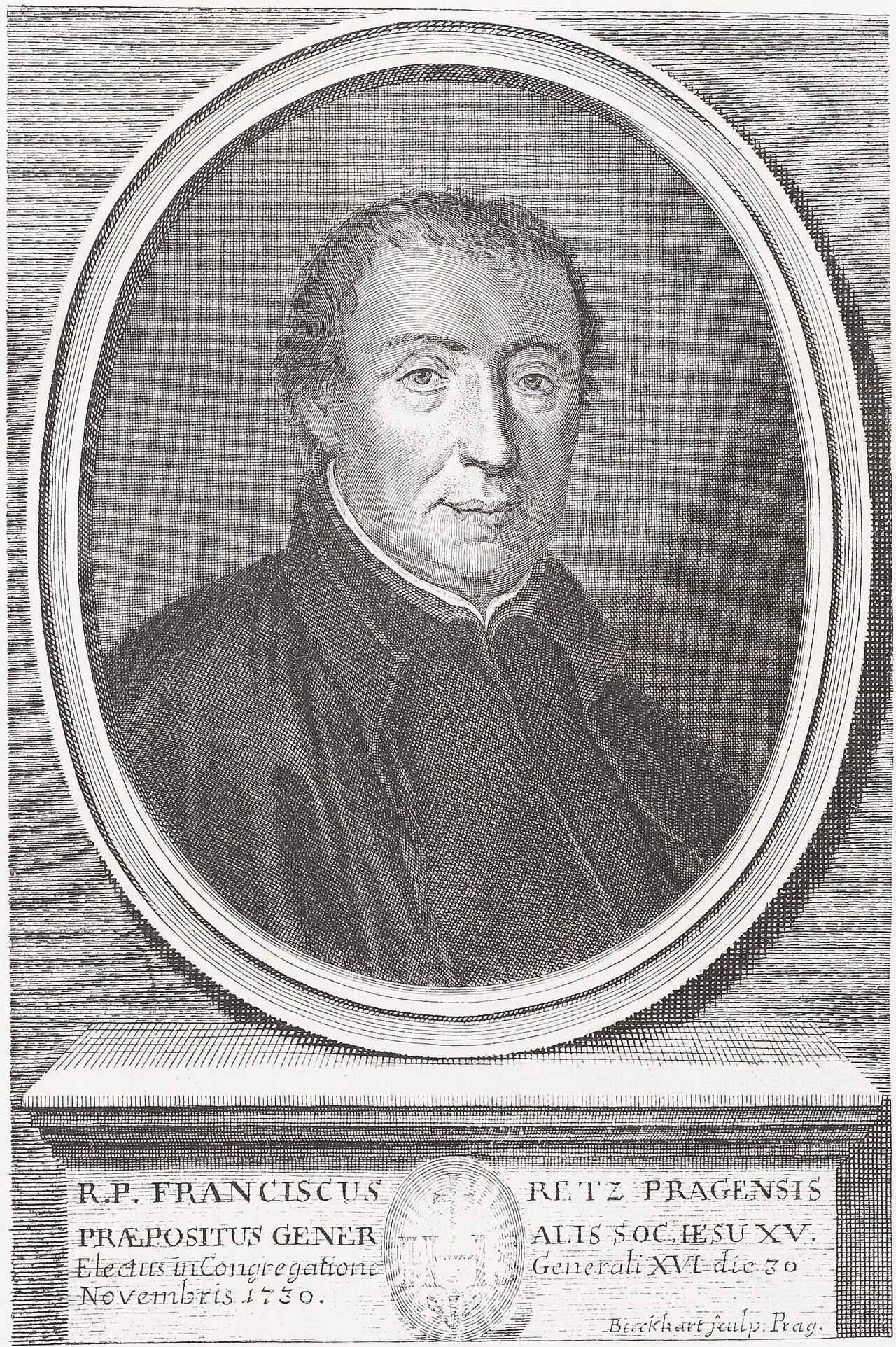 Porträt von Franz Retz (1673–1750) – Gedenkseite