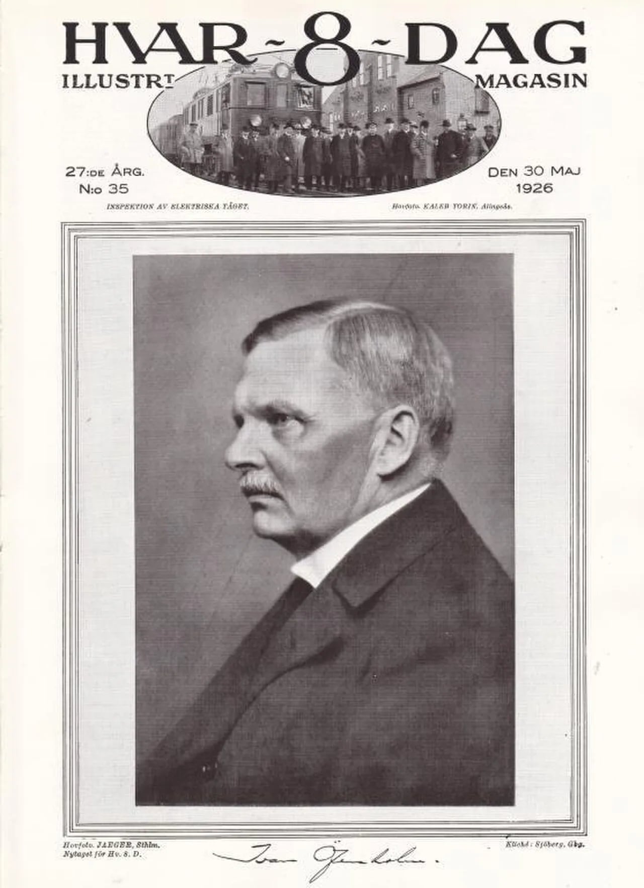 Portrait of Ivan Öfverholm (1874–1961) – memorial page