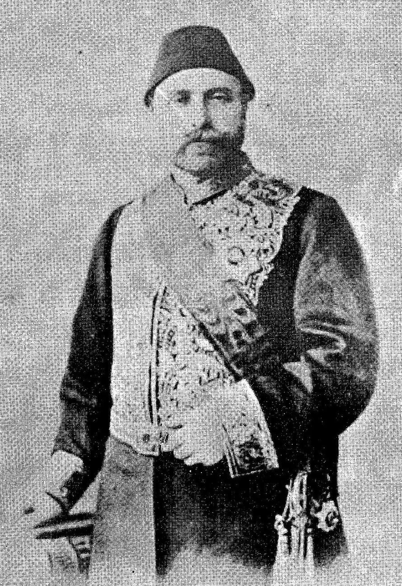 Porträt von Kadri Pasha (1832–1884) – Gedenkseite
