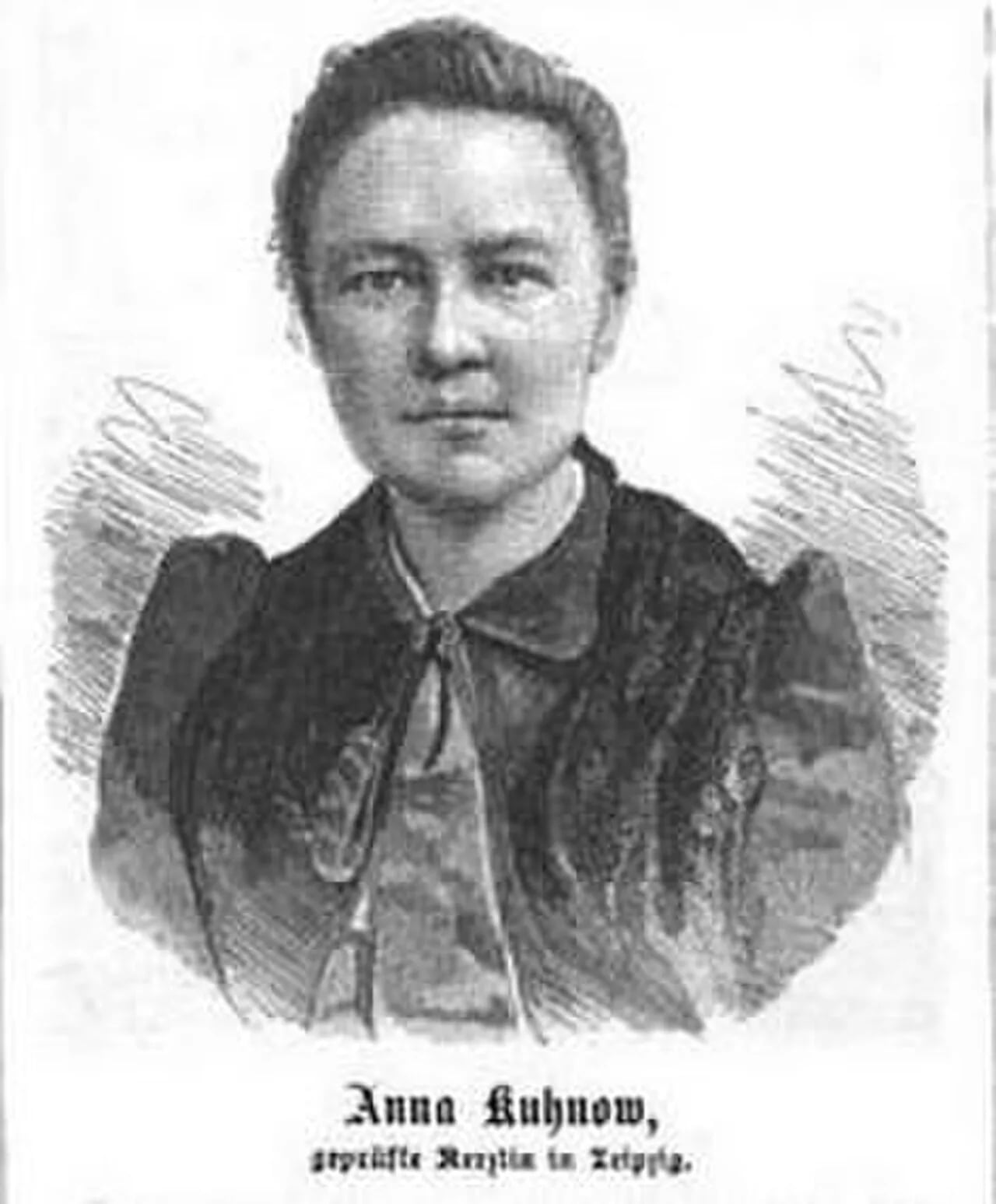 Porträt von Anna Kuhnow (1859–1923) – Gedenkseite