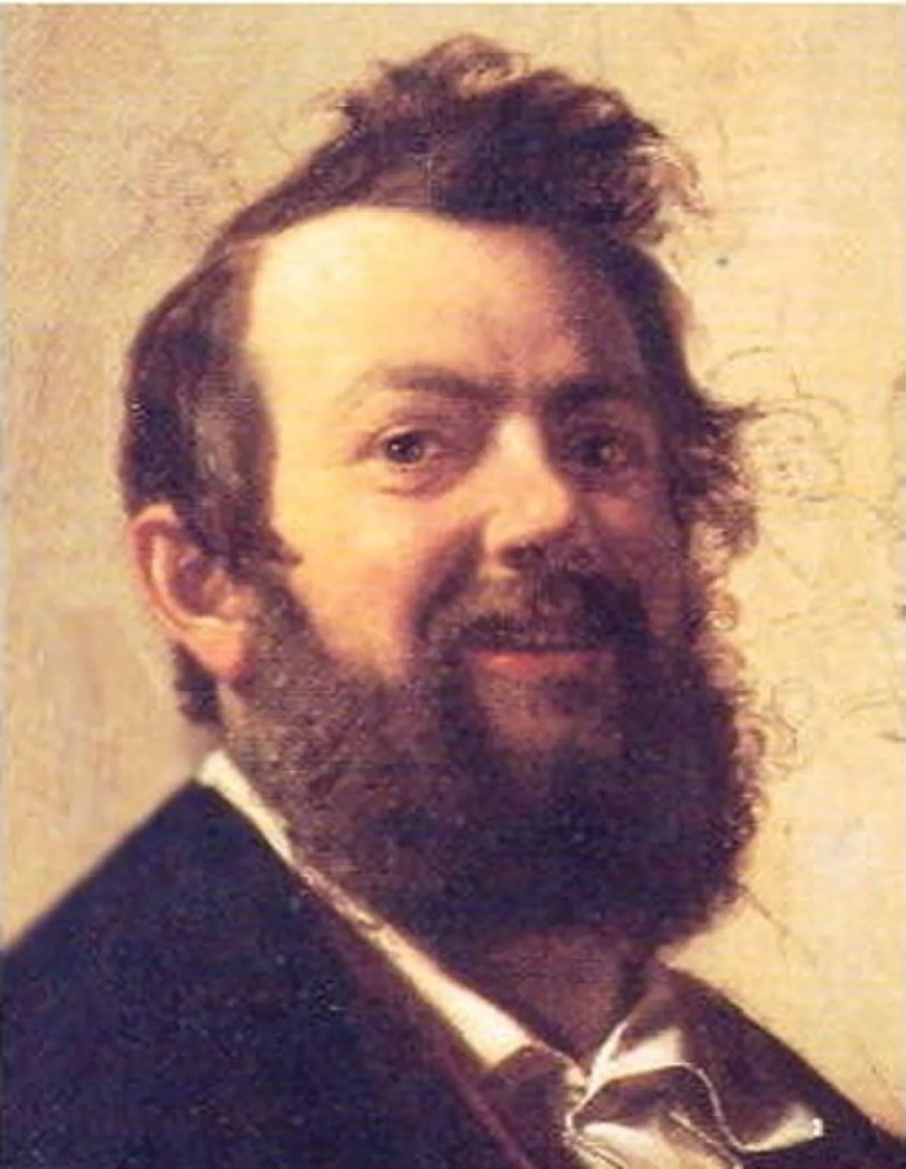 Porträt von Johann Peter Hasenclever (1810–1853) – Gedenkseite