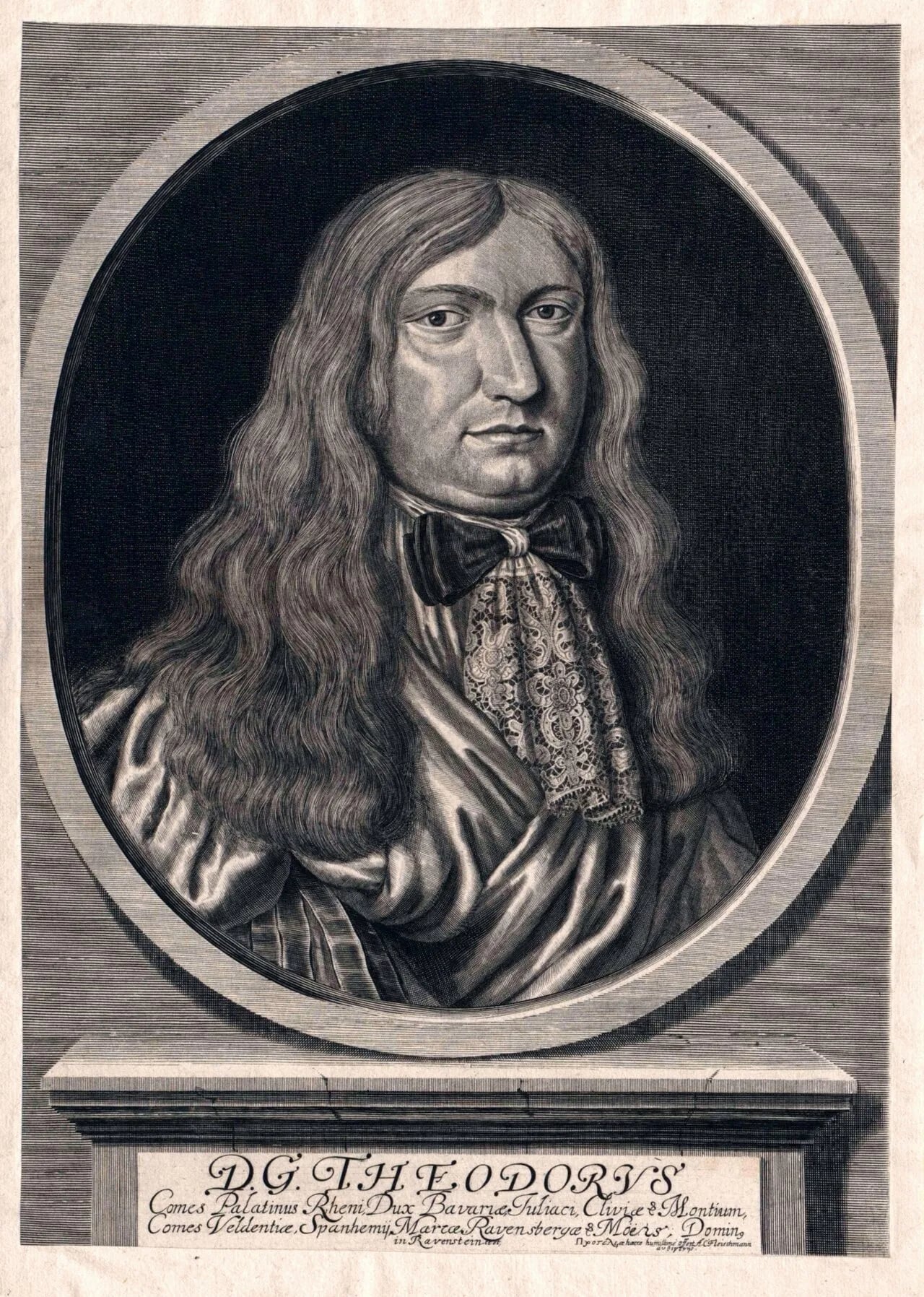 Porträt von Theodor Eustach (1659–1732) – Gedenkseite