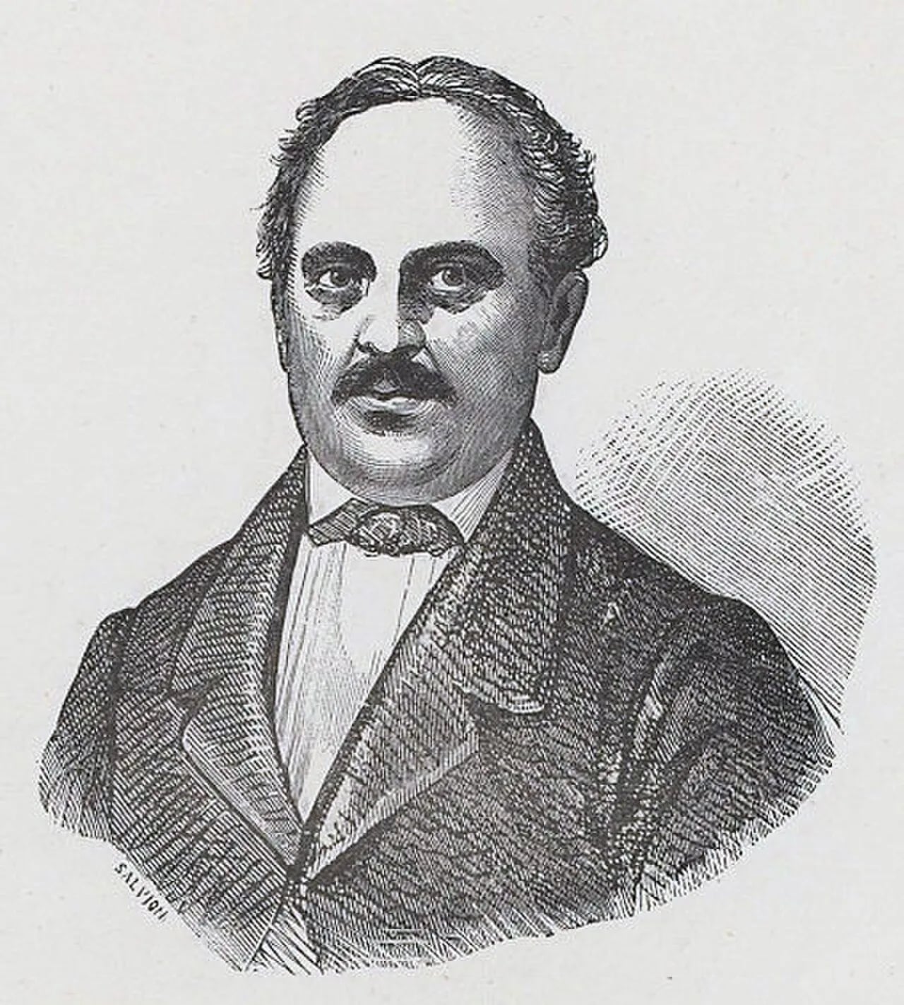 Porträt von Pietro Moffa (1804–1880) – Gedenkseite