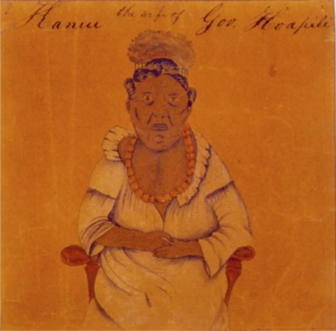 Porträt von Kalākua Kaheiheimālie (1778–1842) – Gedenkseite