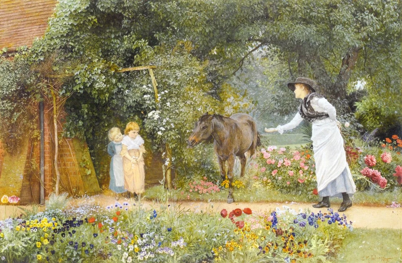 Porträt von Edward Killingworth Johnson (1825–1896) – Gedenkseite