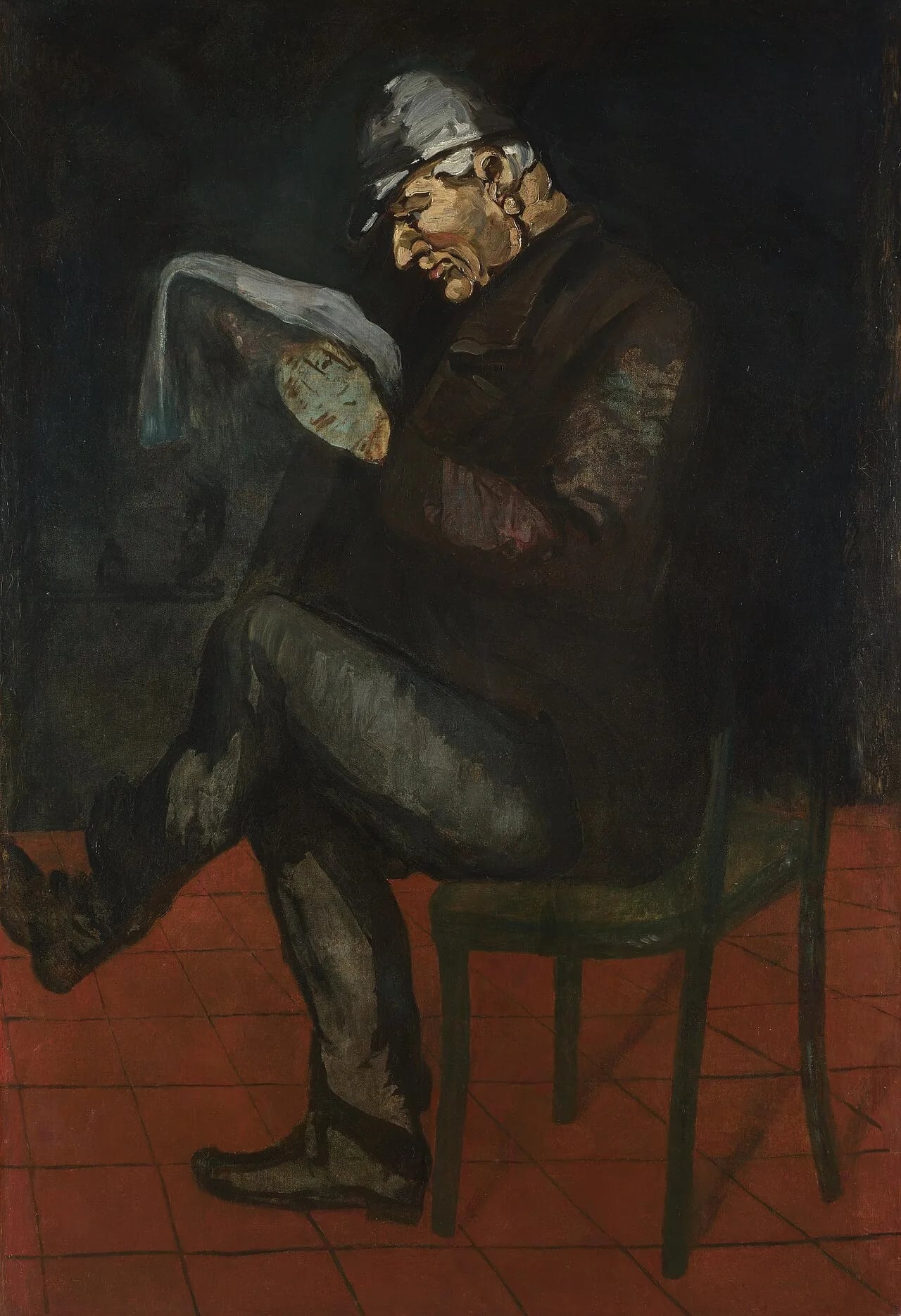 Porträt von Louis-Auguste Cézanne (1798–1886) – Gedenkseite