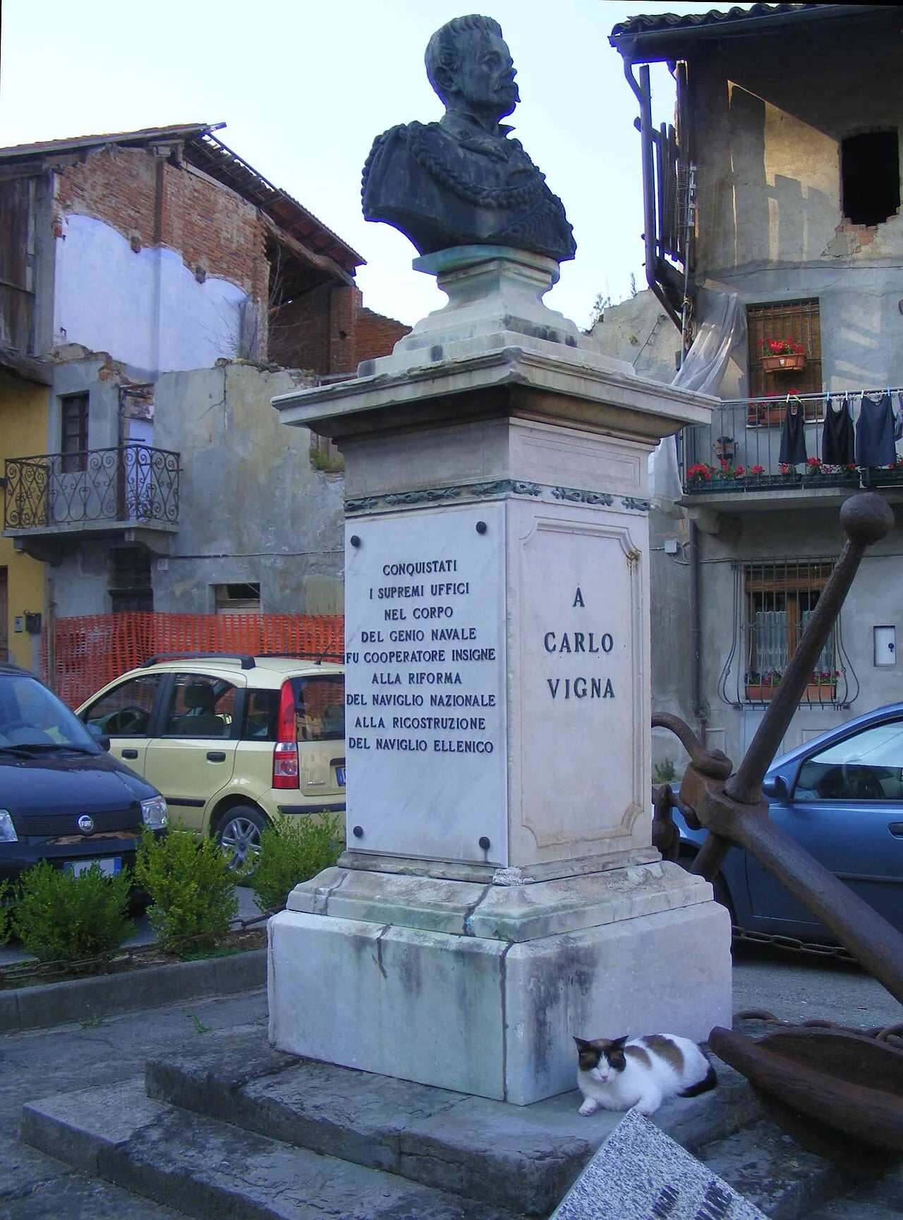 Portrait of Carlo Vigna (1838–1890) – memorial page