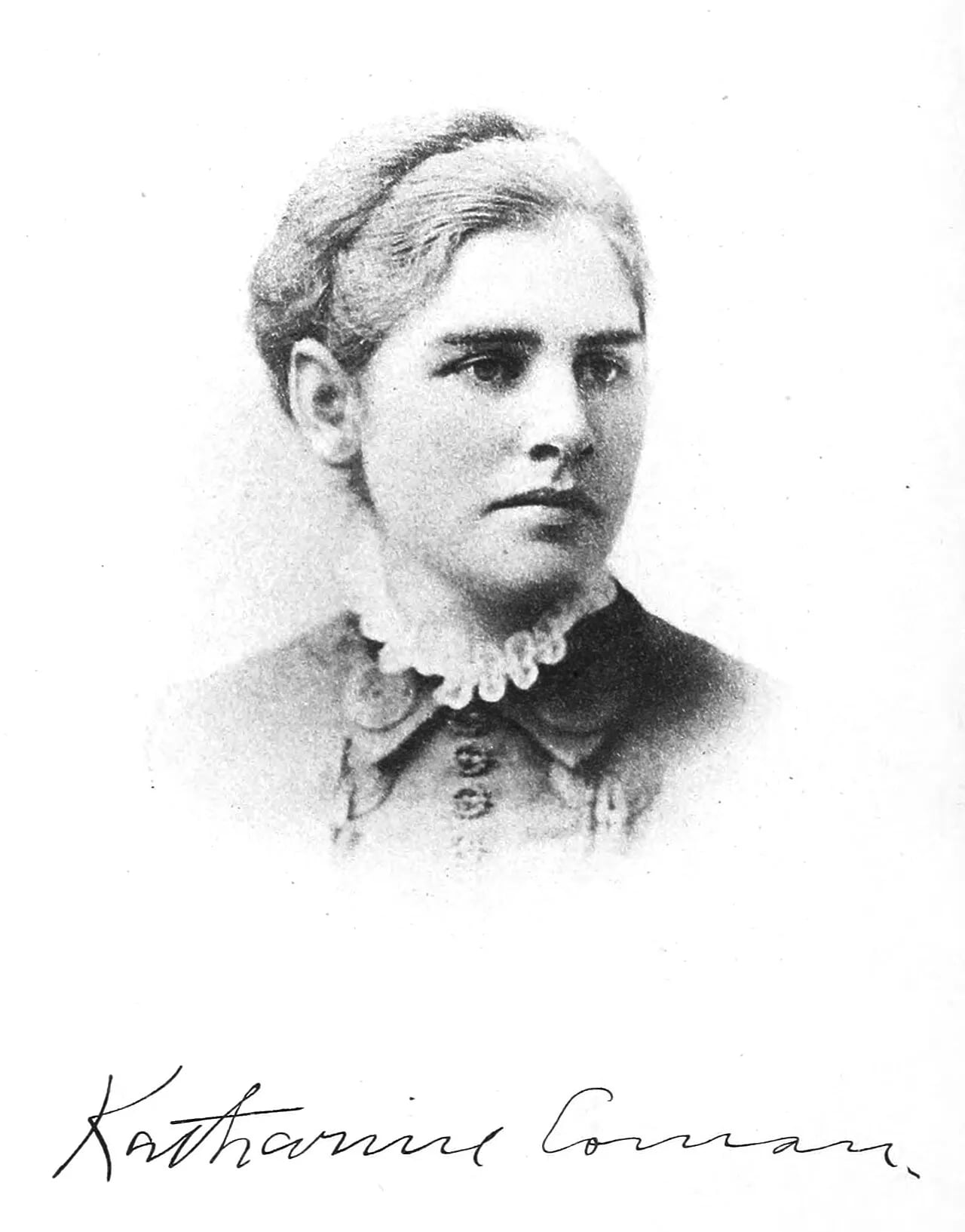Porträt von Katharine Coman (1857–1915) – Gedenkseite