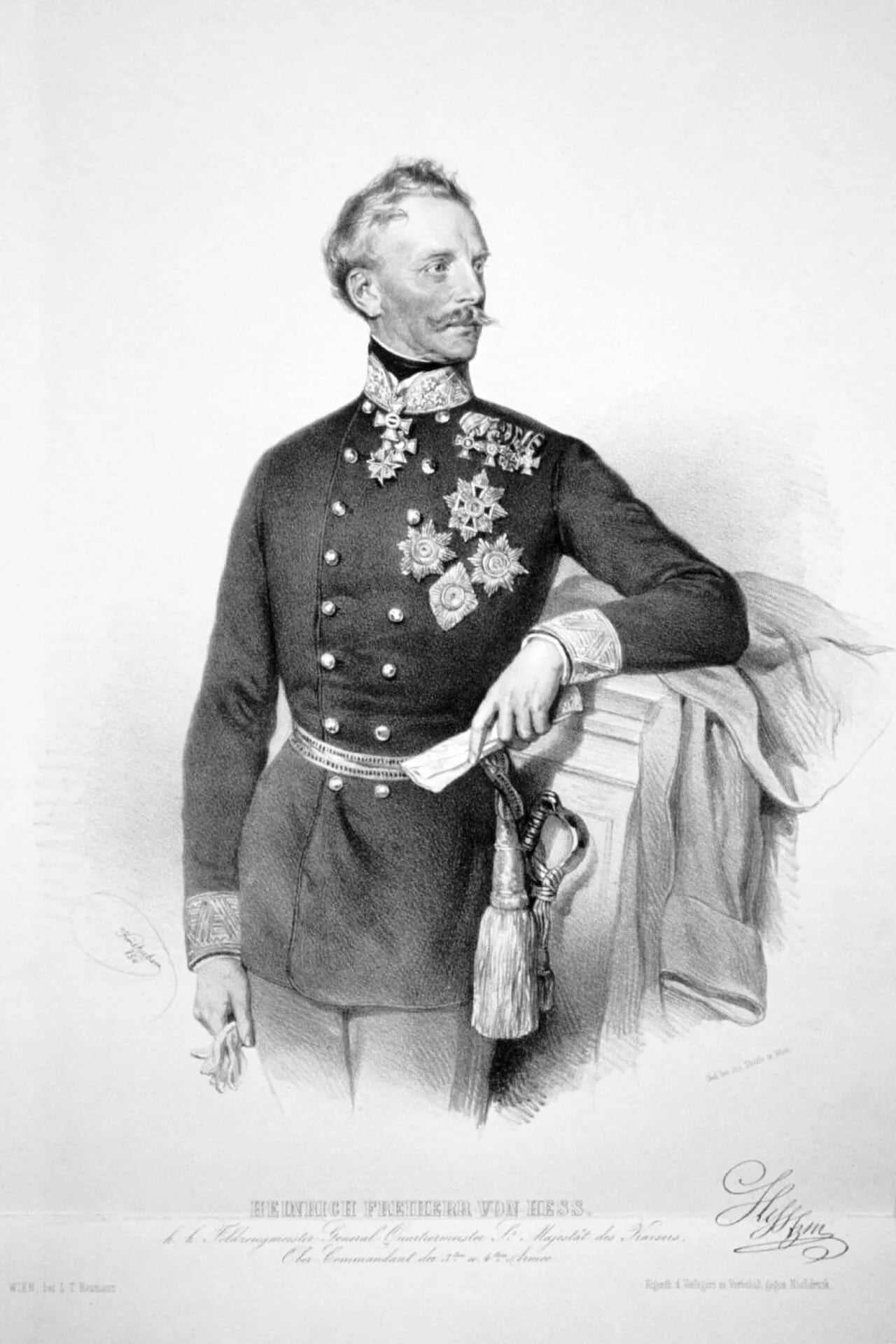 Portrait of Heinrich von Hess (1788–1870) – memorial page
