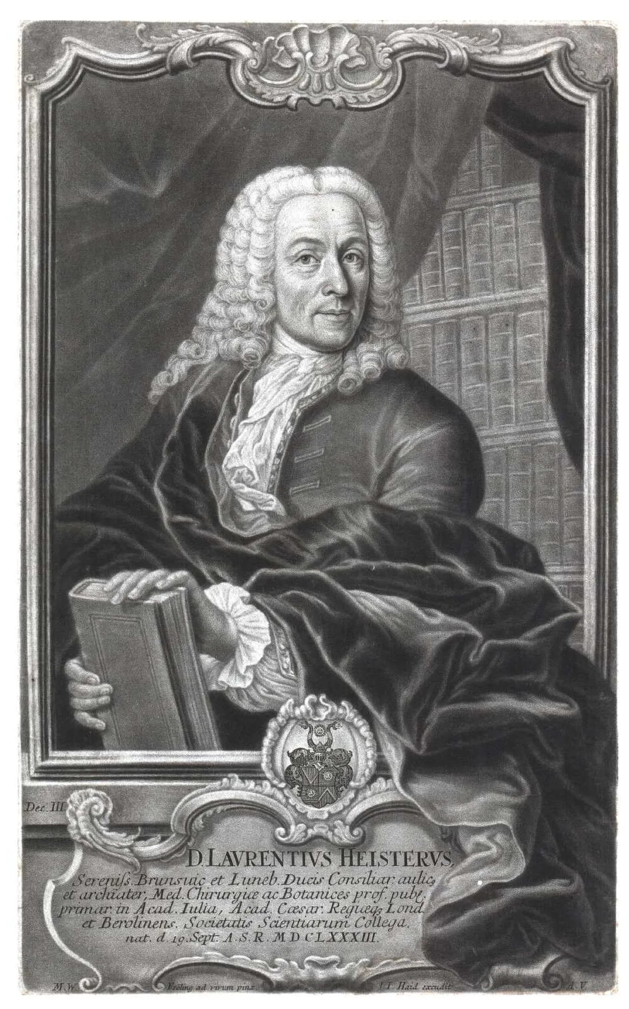 Portrait of Lorenz Heister (1683–1758) – memorial page