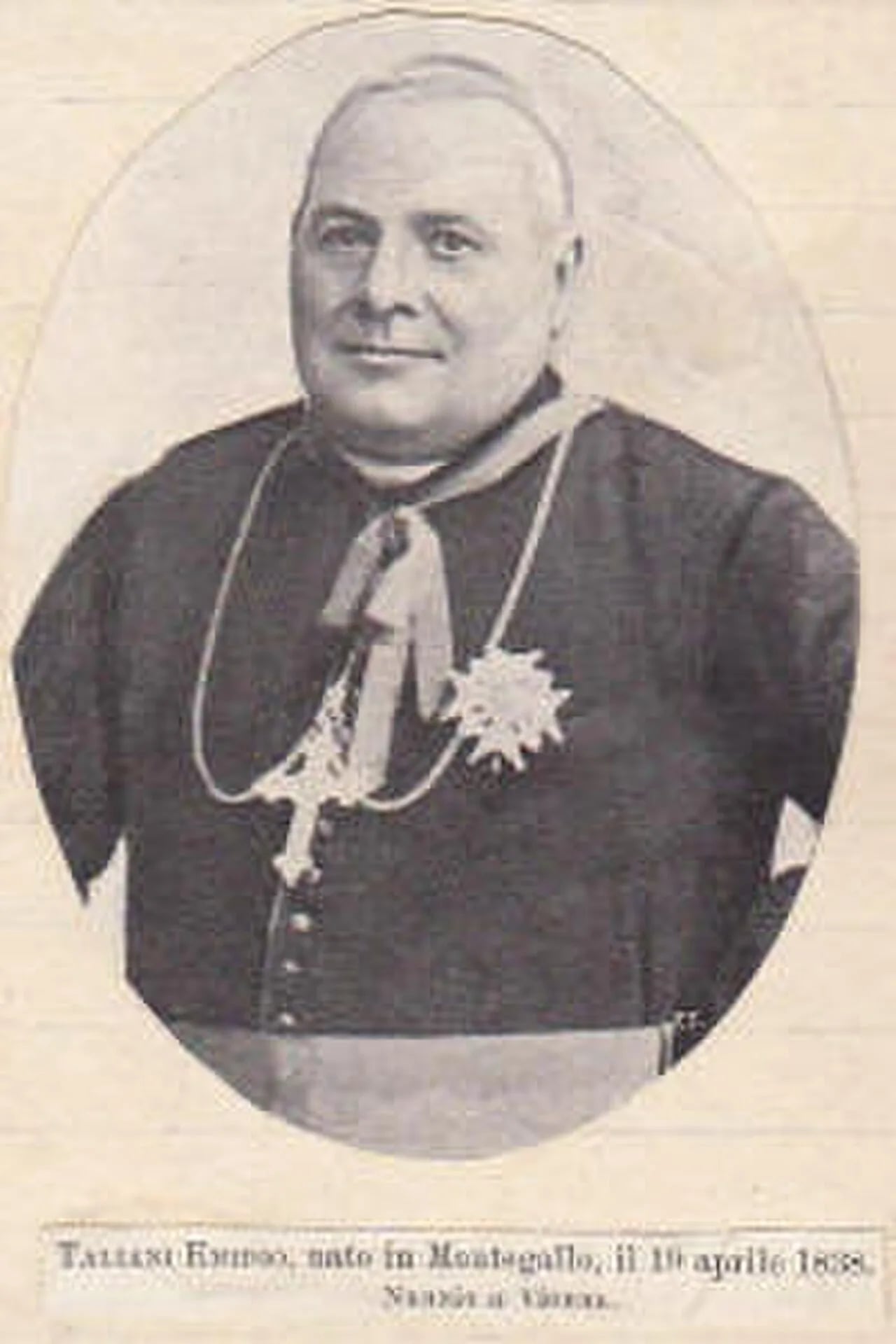 Porträt von Emidio Taliani (1838–1907) – Gedenkseite
