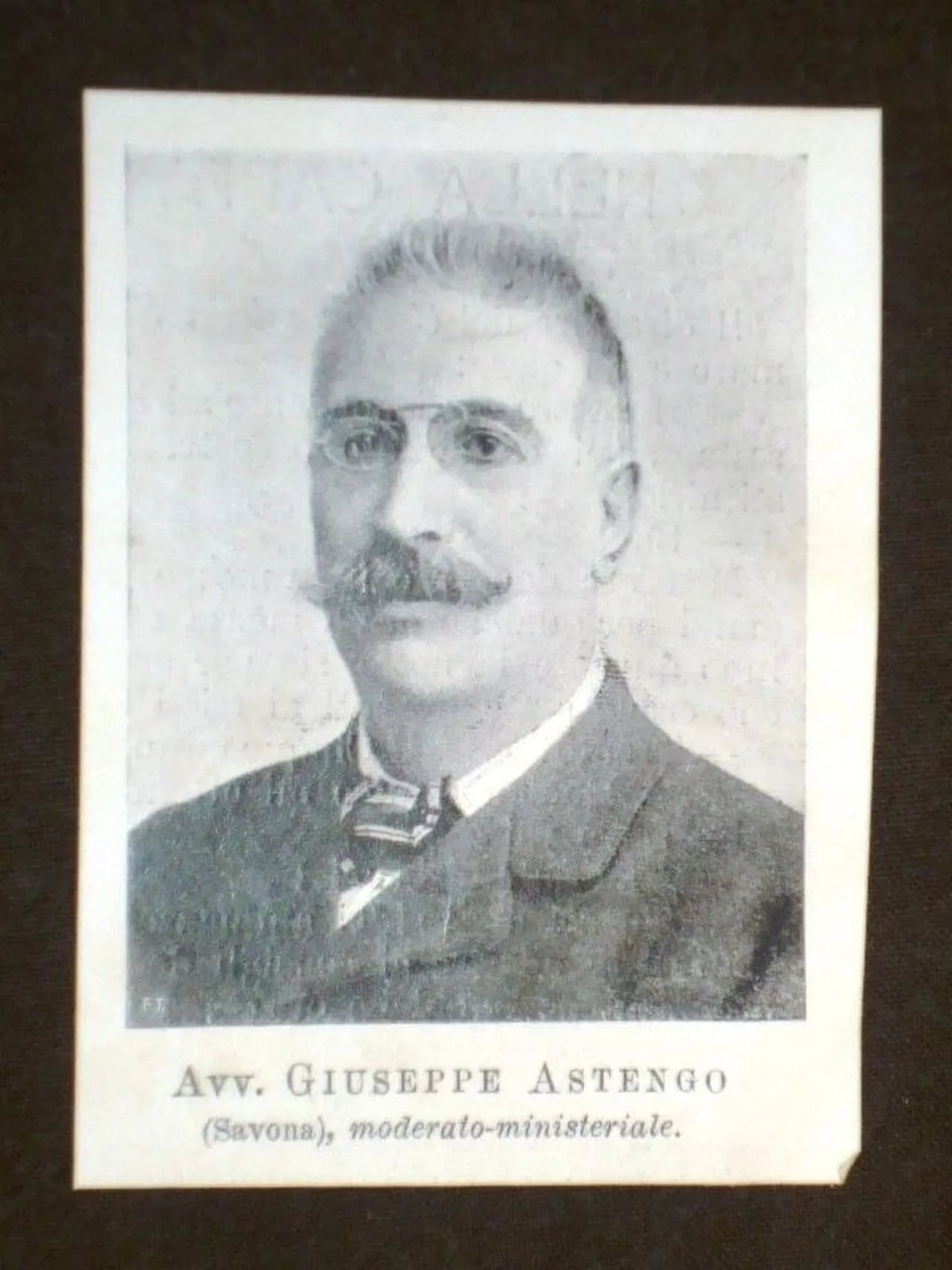 Portrait of Giuseppe Astengo (1855–1936) – memorial page