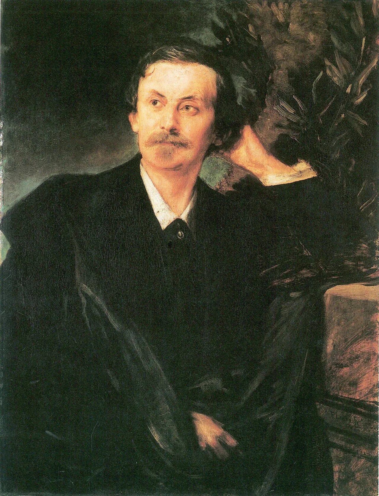 Porträt von Adolf Friedrich von Schack (1815–1894) – Gedenkseite