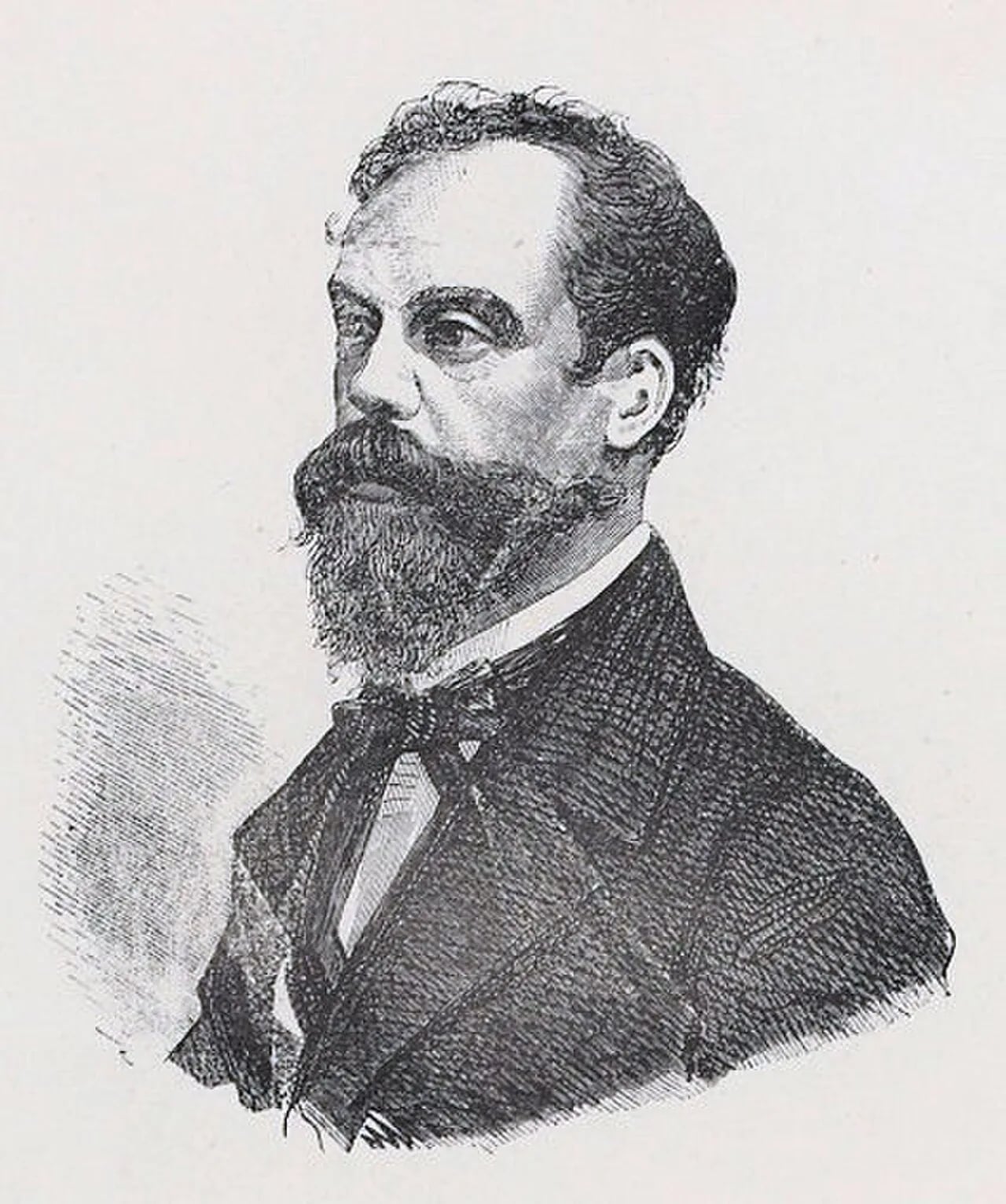 Porträt von Guglielmo De Pazzi (1827–1879) – Gedenkseite