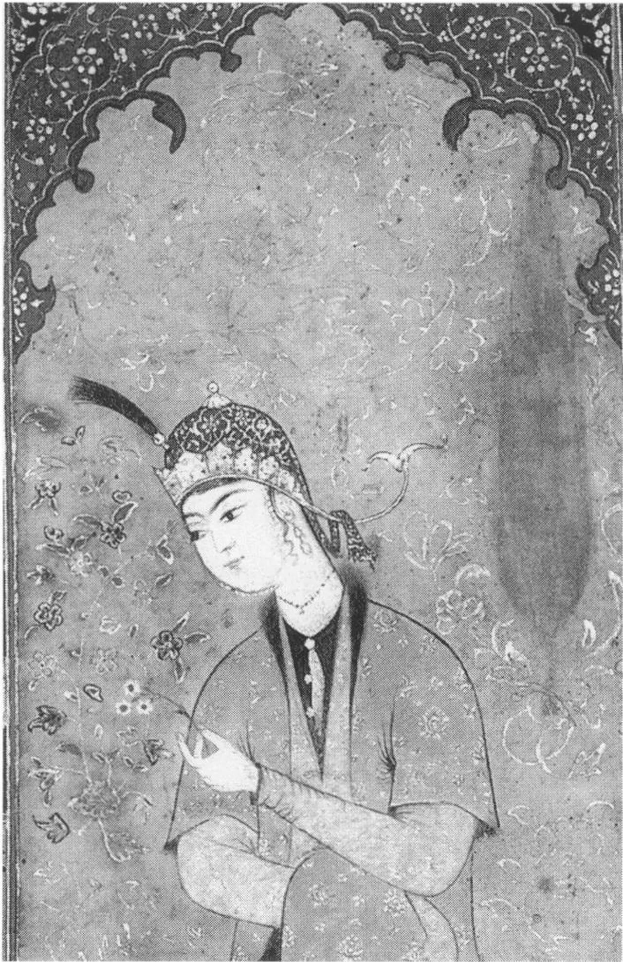 Porträt von Pari Khan Khanum (1548–1578) – Gedenkseite