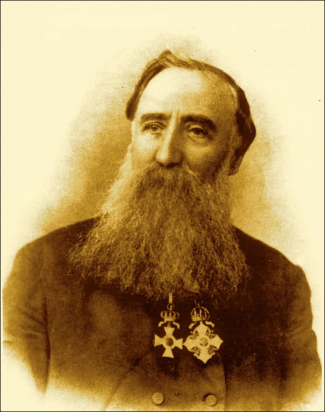 Porträt von Albert Long (1832–1901) – Gedenkseite
