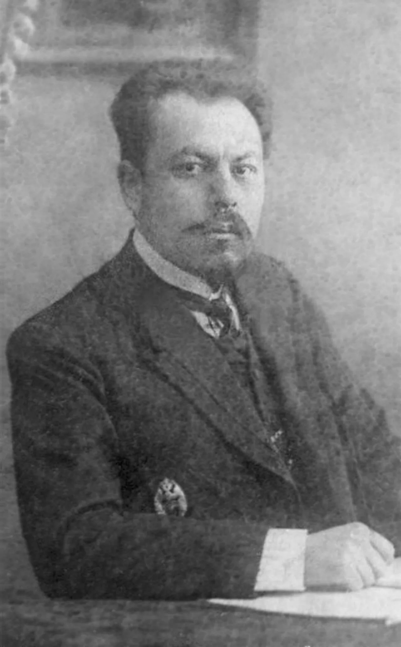 Portrait of Khudadat bey Rafibeyli (1878–1920) – memorial page