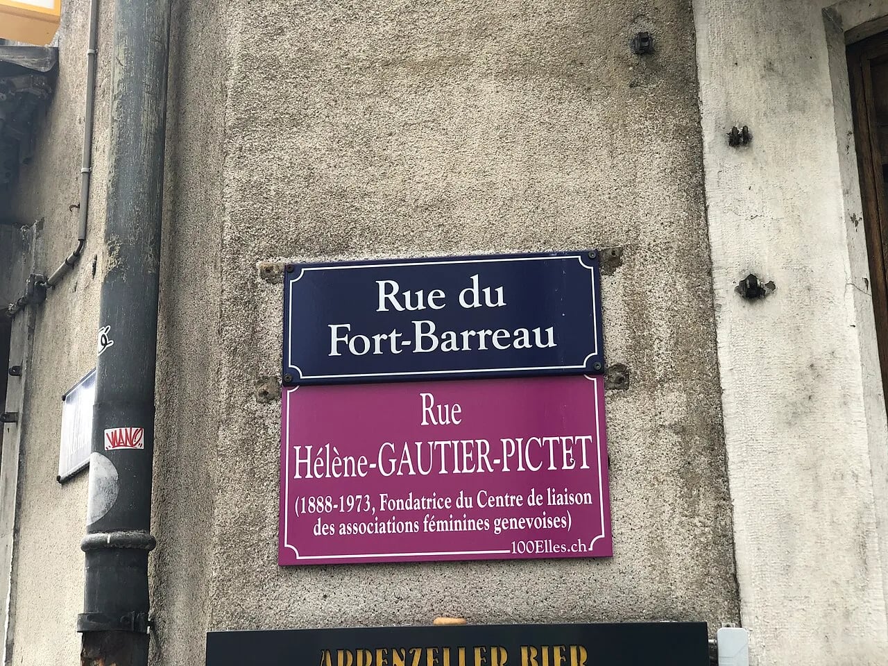Porträt von Hélène Gautier-Pictet (1888–1973) – Gedenkseite
