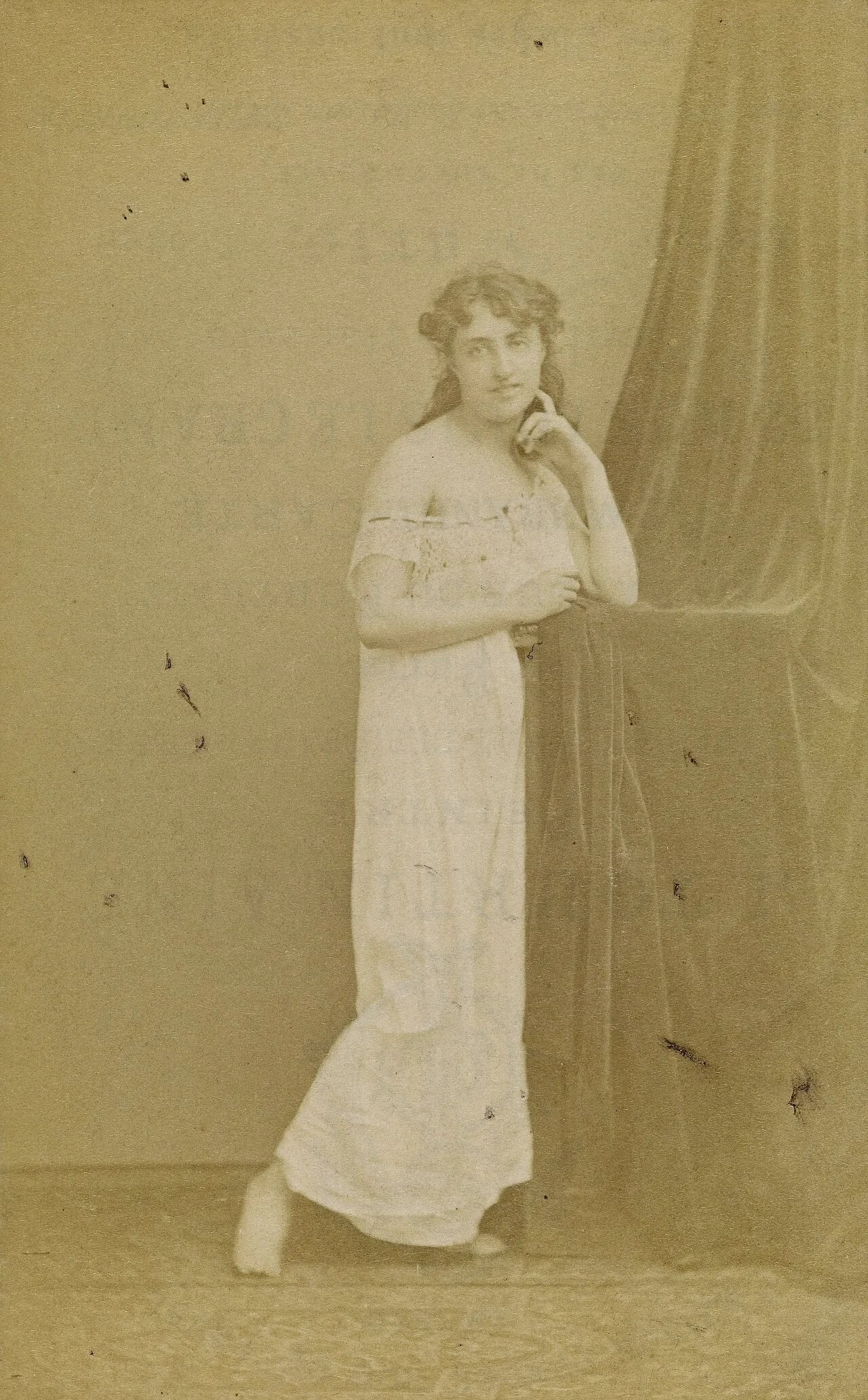 Porträt von Louise Massin (1847–1901) – Gedenkseite