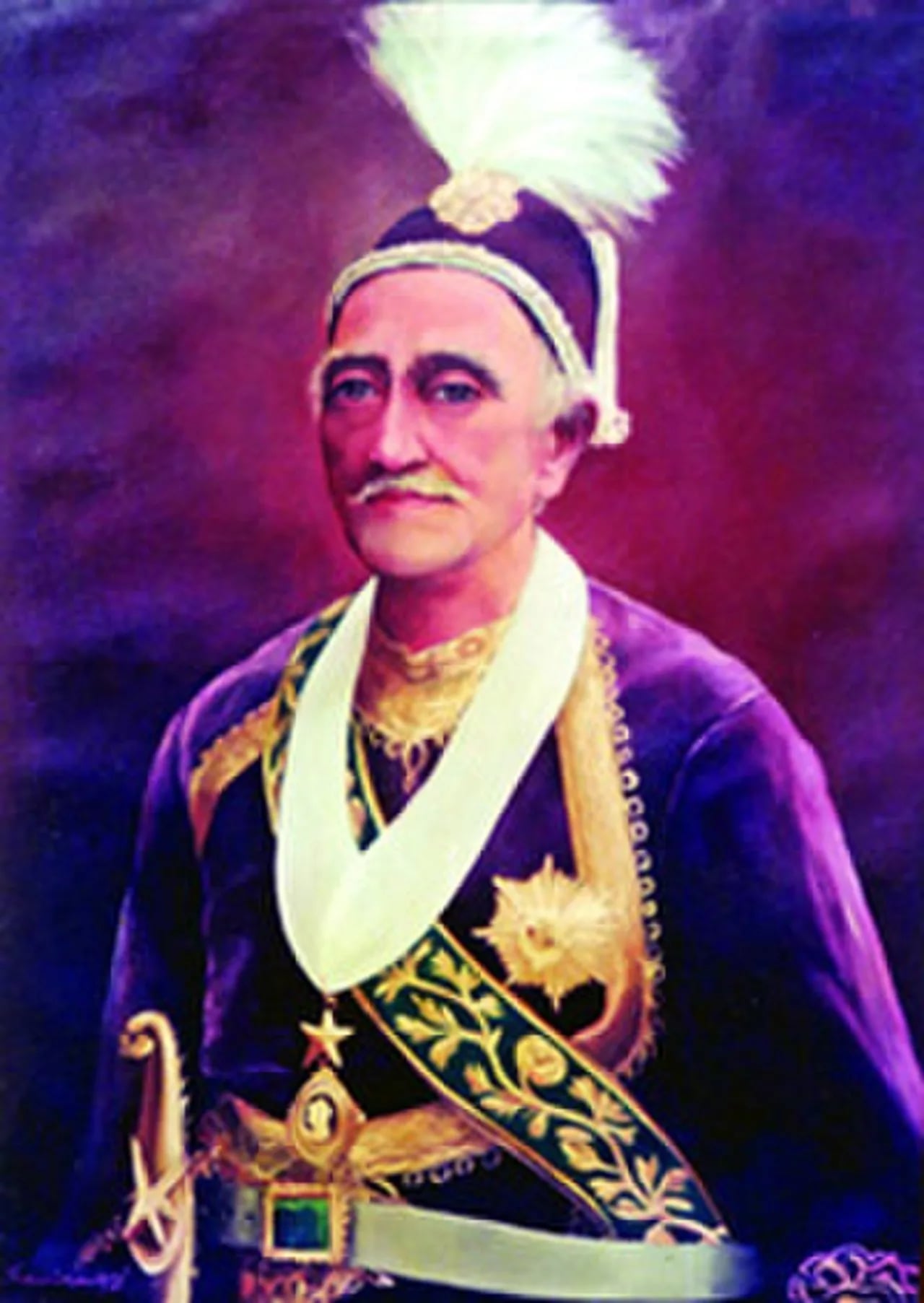 Porträt von Khwaja Abdul Ghani (1813–1896) – Gedenkseite