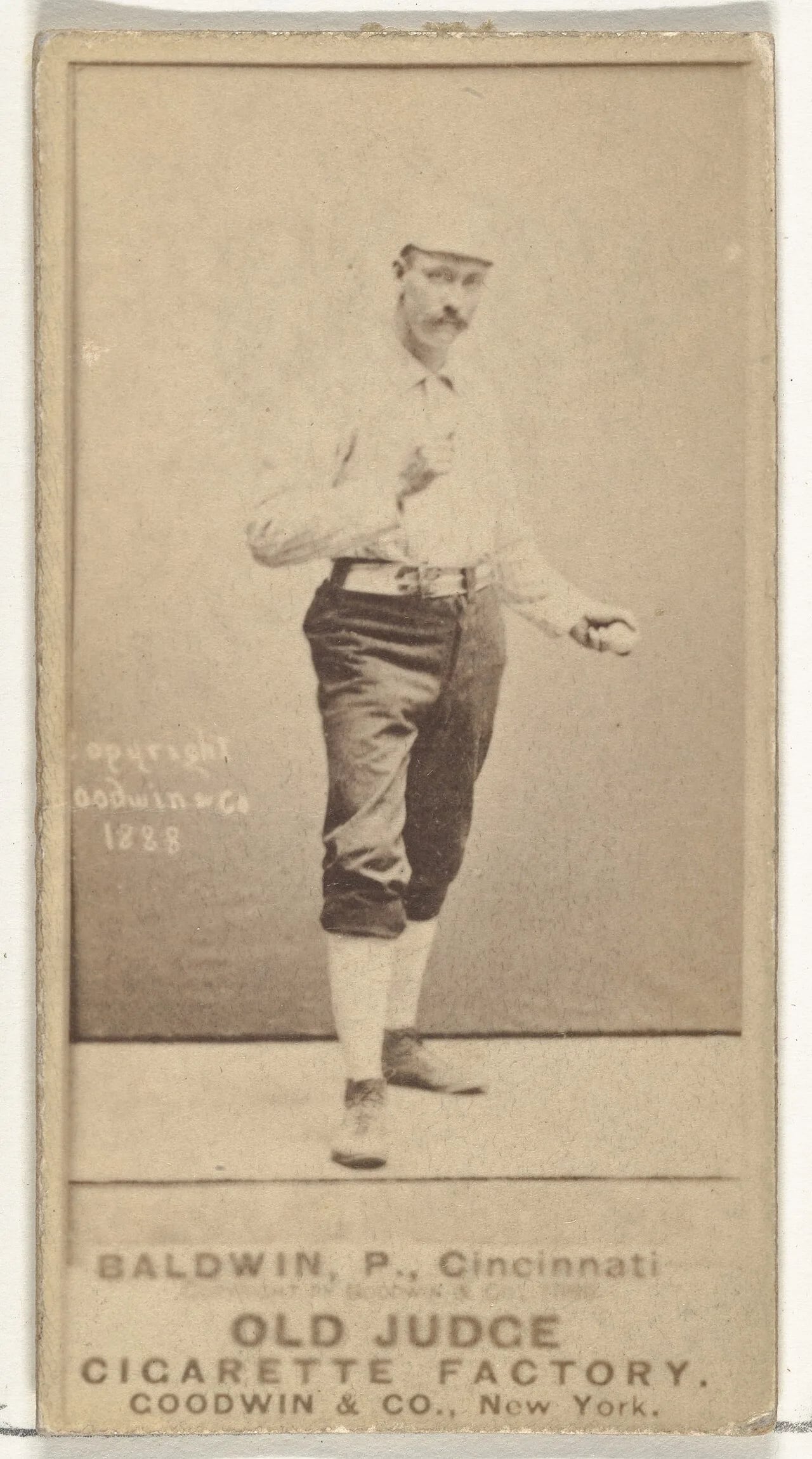 Porträt von Kid Baldwin (1864–1897) – Gedenkseite
