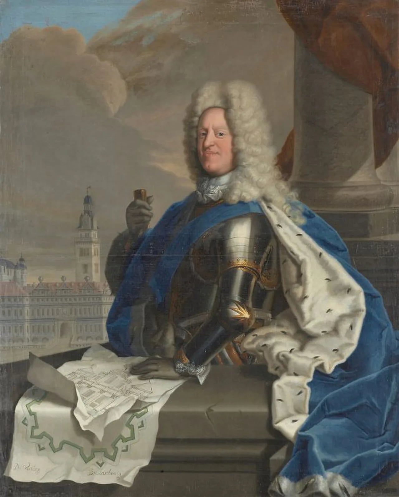 Porträt von August Wilhelm (1662–1731) – Gedenkseite