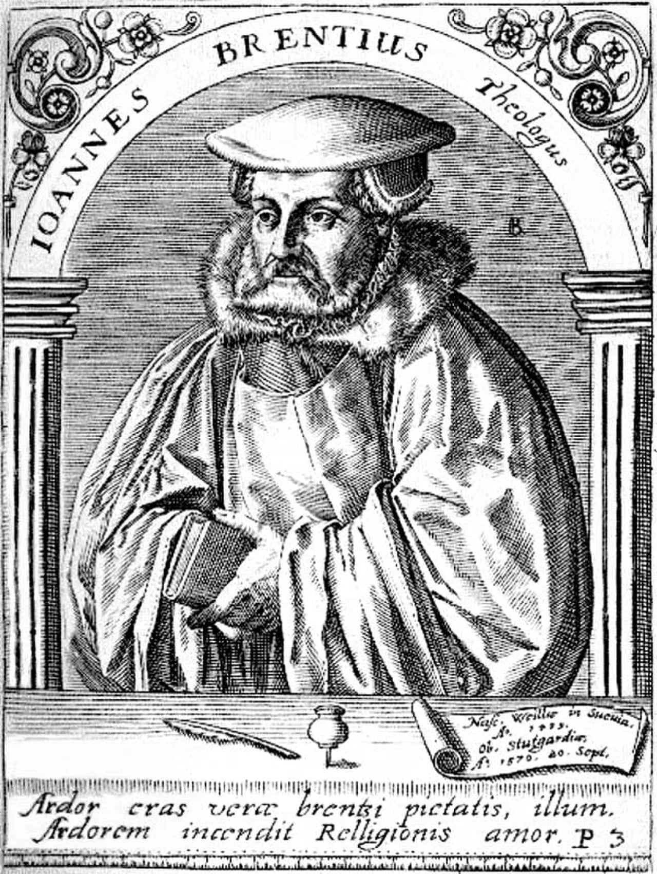Portrait of Johannes Brenz (1499–1570) – memorial page
