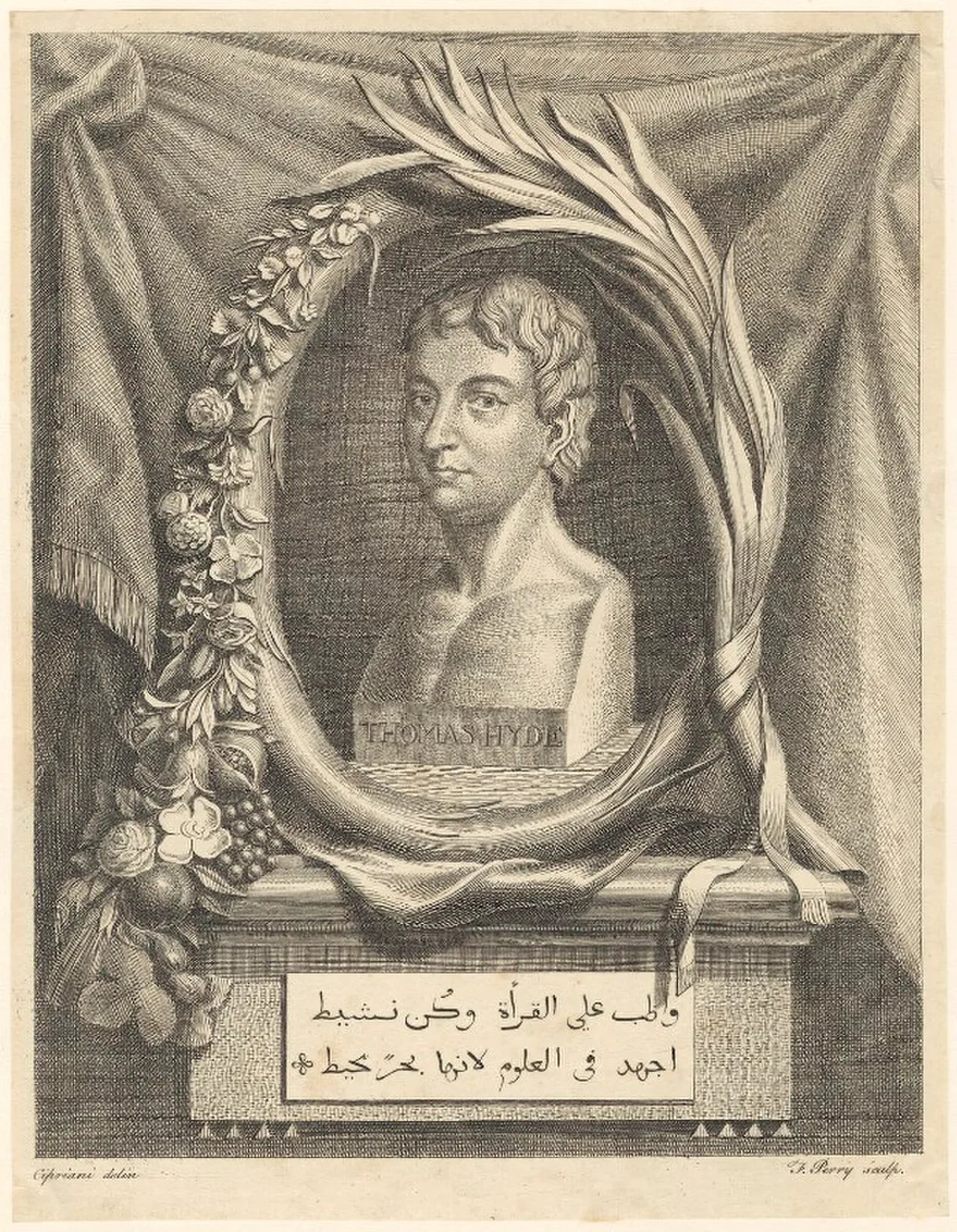 Porträt von Thomas Hyde (1636–1703) – Gedenkseite