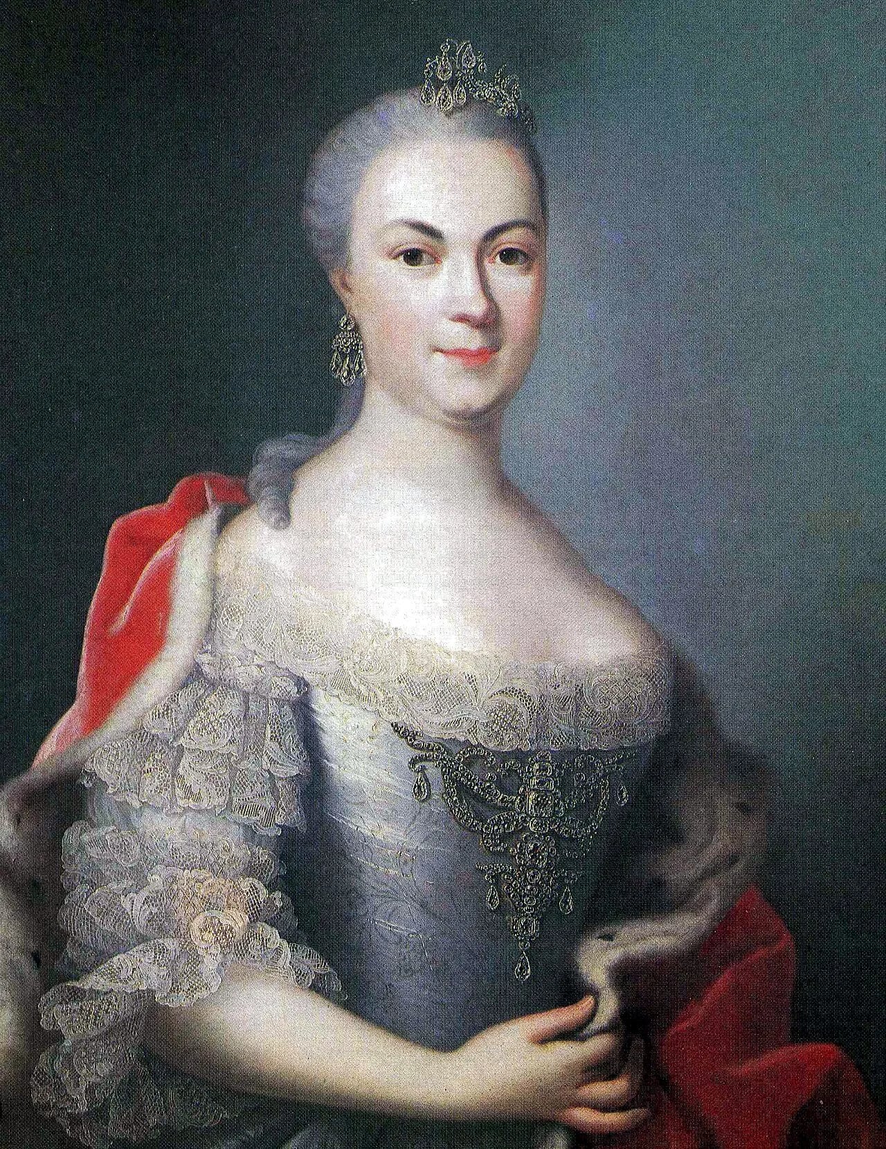 Porträt von Maria Luise Albertine zu Leiningen-Dagsburg-Falkenburg (1729–1818) – Gedenkseite