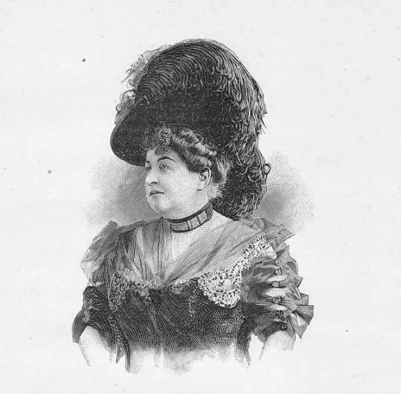 Portrait of Herminie de La Brousse de Verteillac (1853–1926) – memorial page