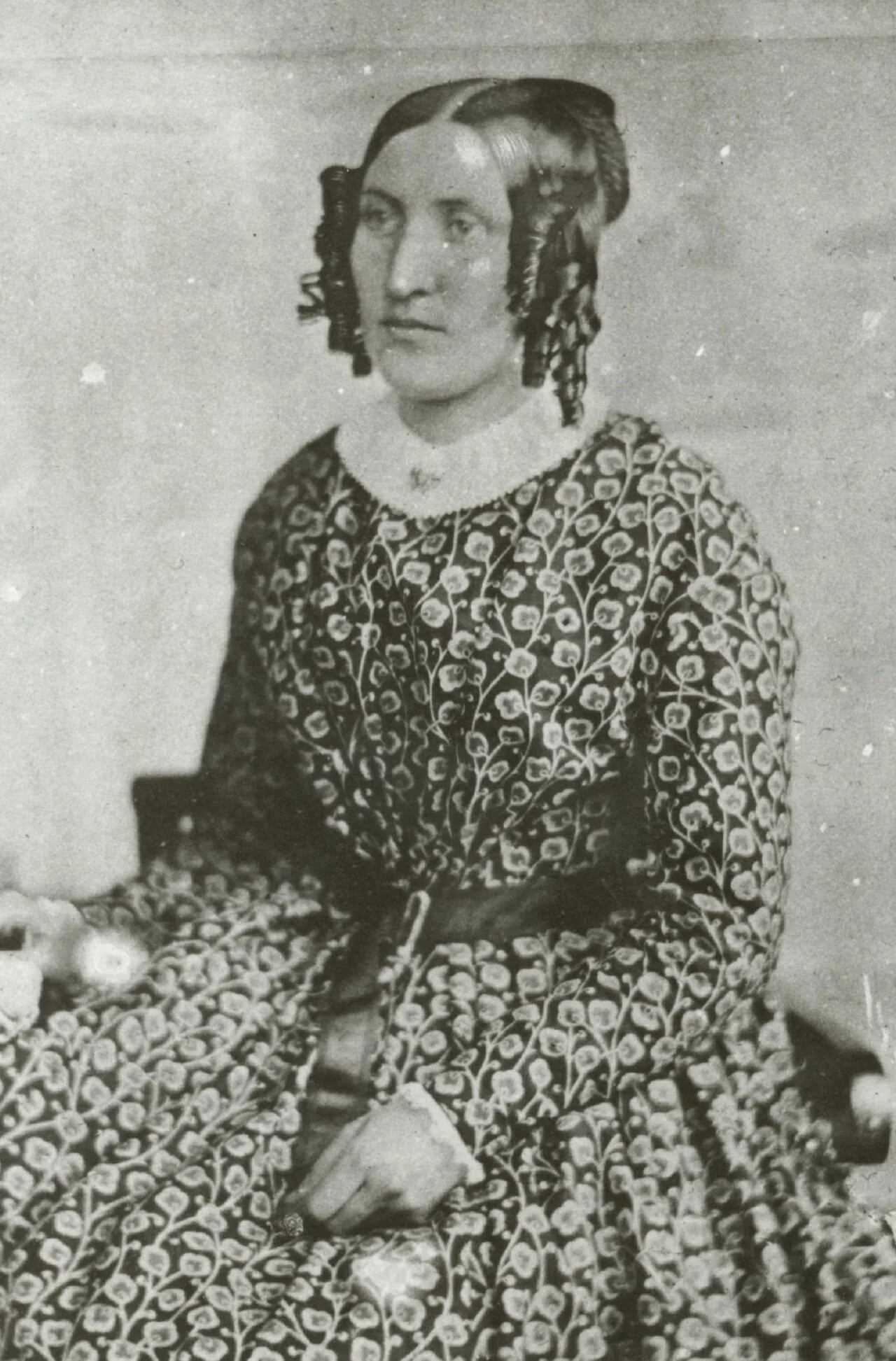 Portrait of Thora Hallager (1821–1884) – memorial page
