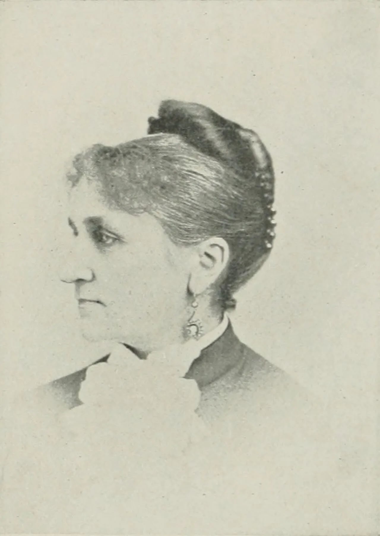Porträt von Julia E. Houston West (1832–1906) – Gedenkseite