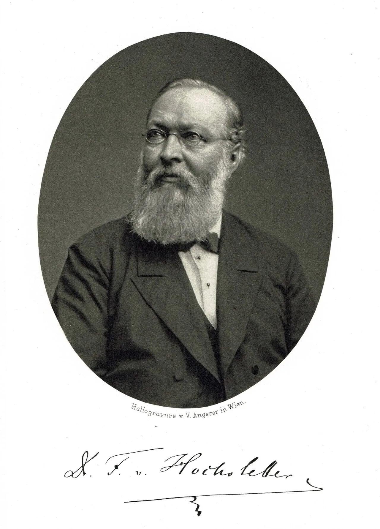 Portrait of Ferdinand von Hochstetter (1829–1884) – memorial page