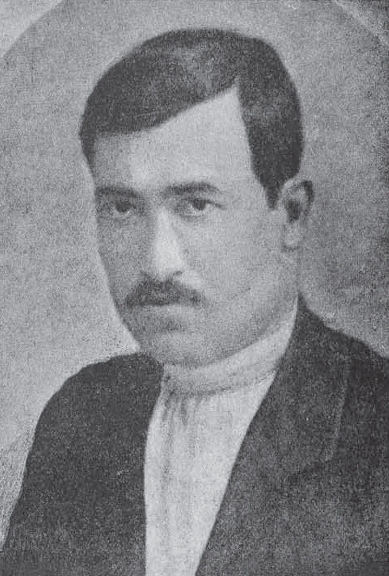 Porträt von Konstantin Antonow (1879–1932) – Gedenkseite