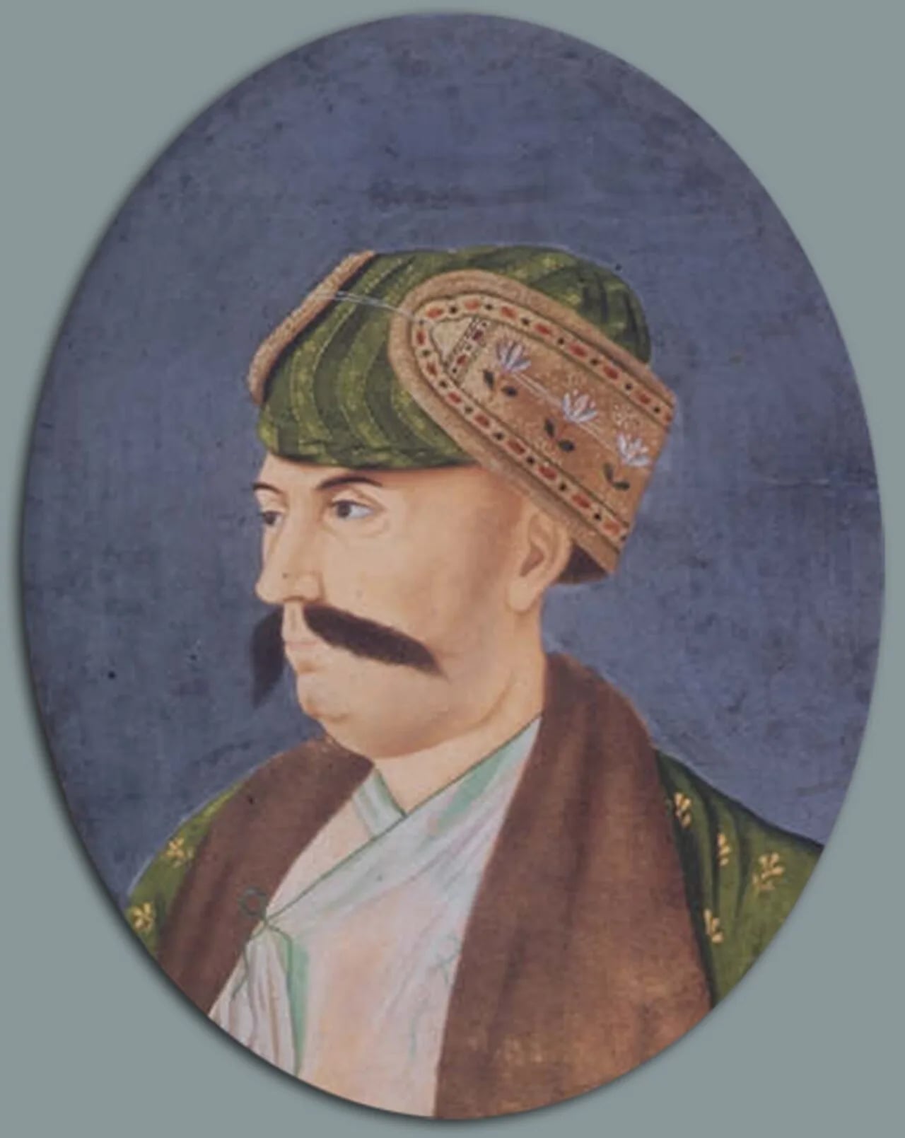 Porträt von Shuja-ud-Daula (1732–1775) – Gedenkseite