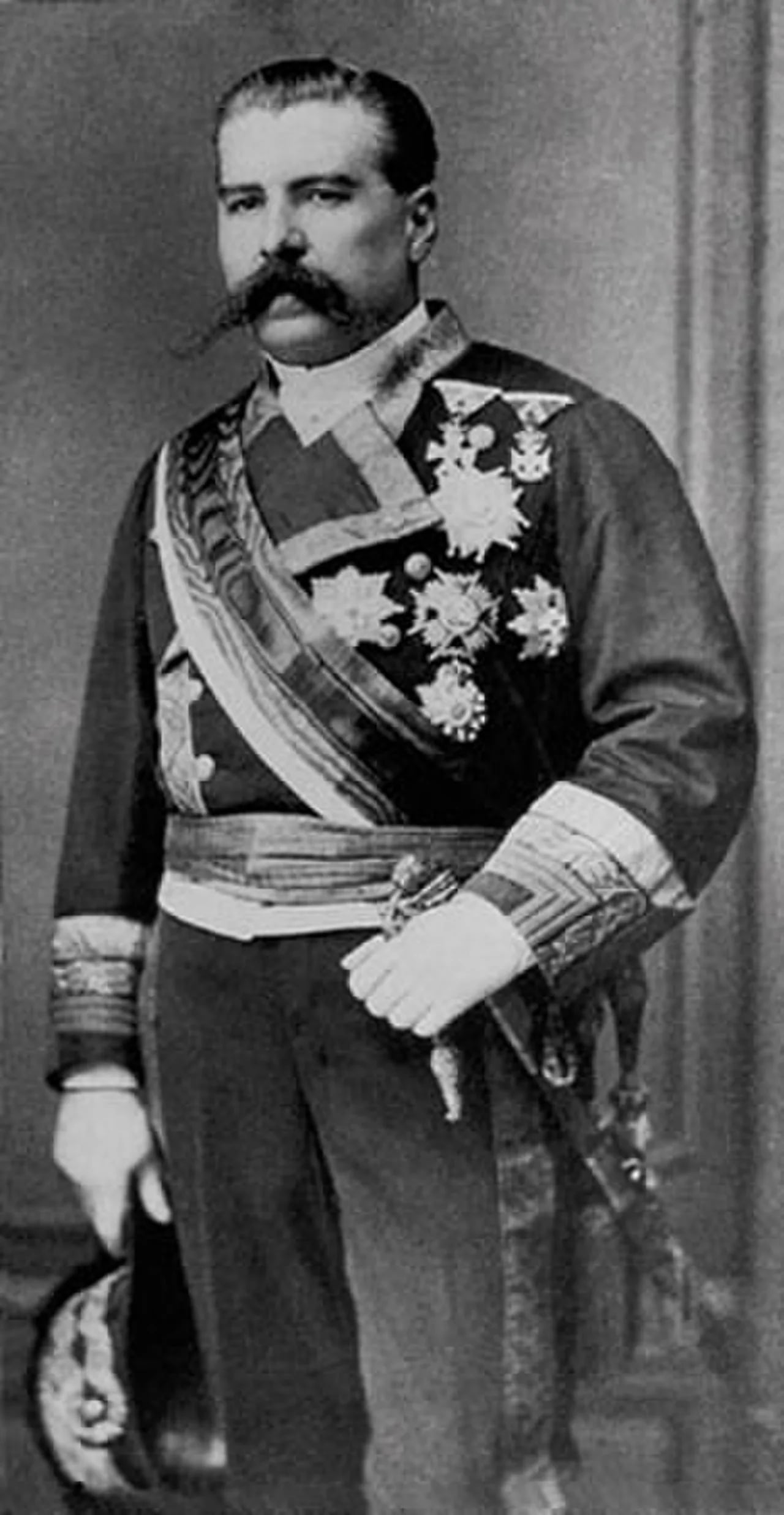 Porträt von José Malcampo Monge (1828–1880) – Gedenkseite