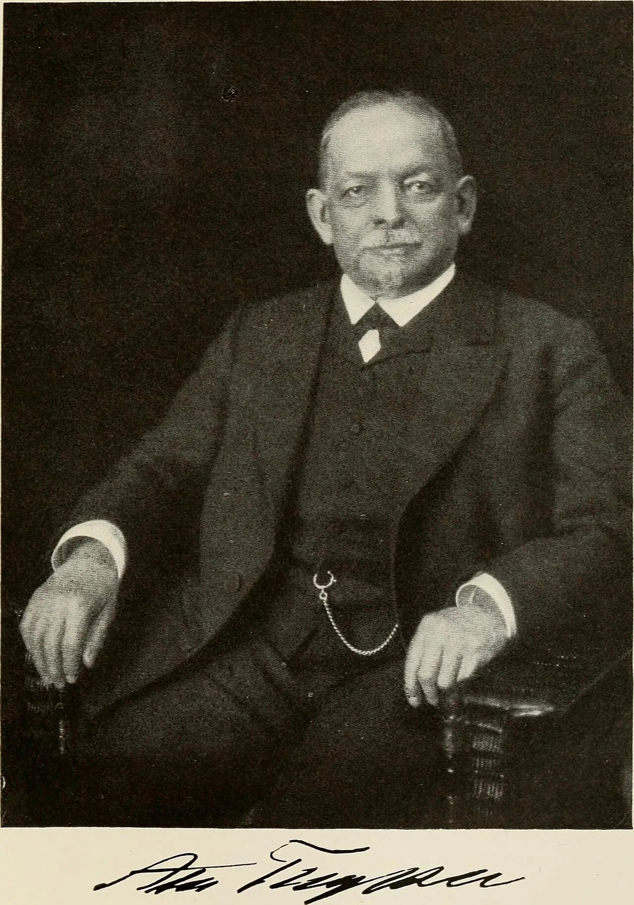 Porträt von August Thyssen (1842–1926) – Gedenkseite